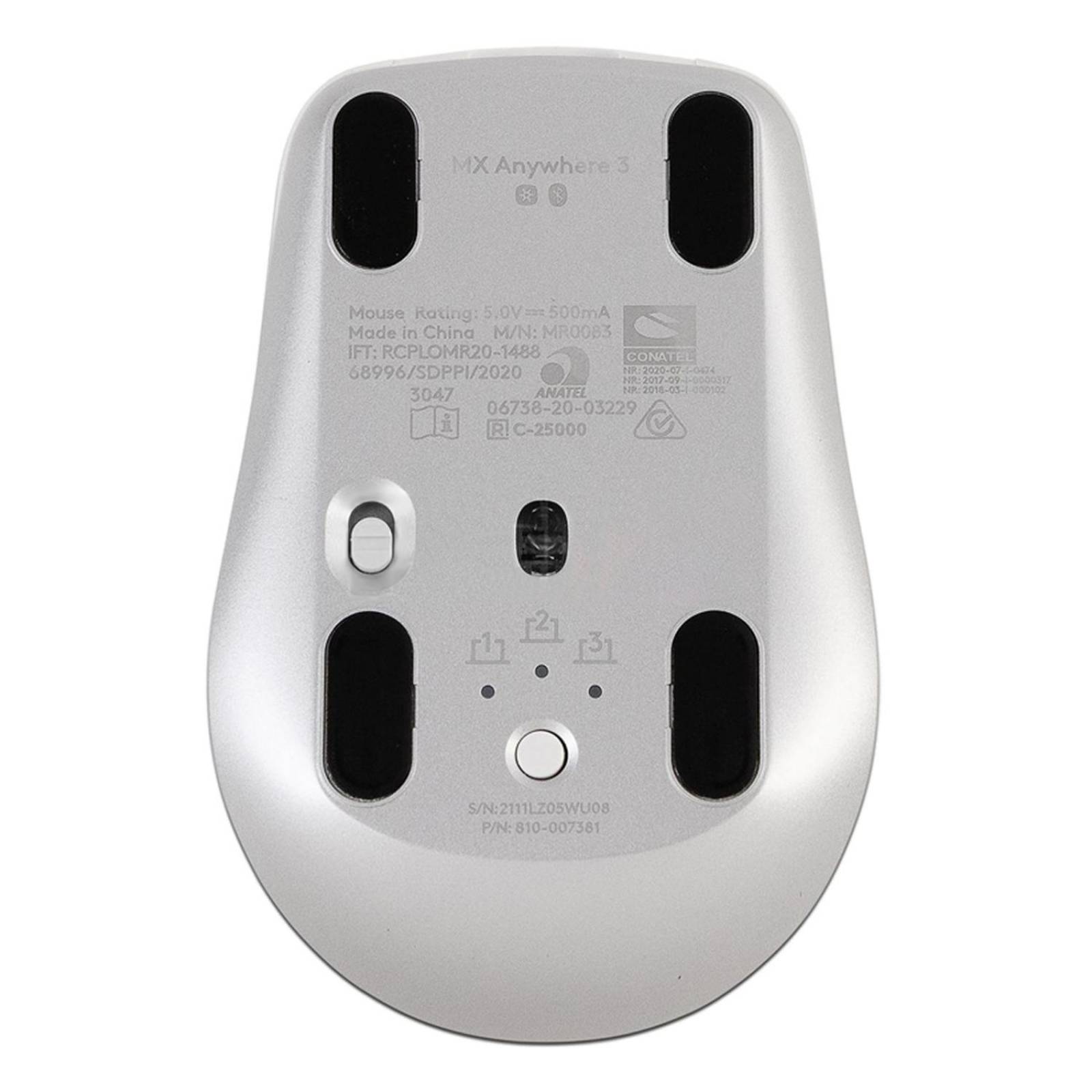 Mouse Inalambrico LOGITECH MX ANYWHERE 3 1000 DPI Blanco 910-005993 Reacondicionado 
