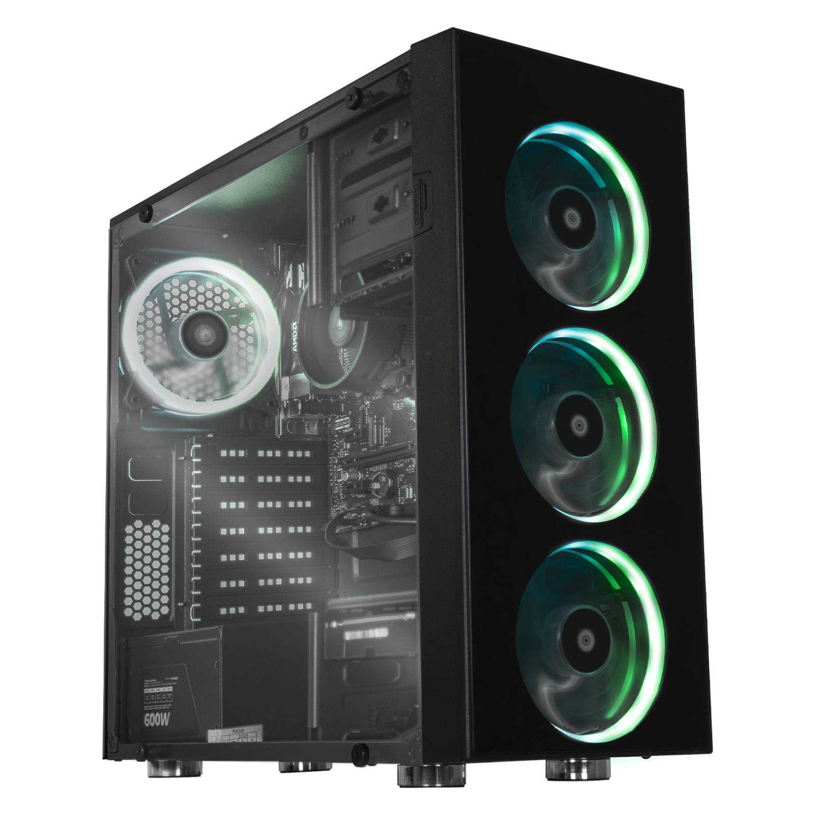 Xtreme PC Gaming AMD Radeon Vega Renoir Ryzen 7 5700G 16GB SSD 240GB 2TB WIFI Black 