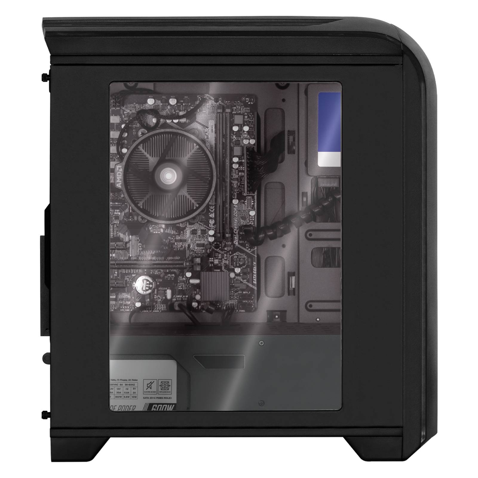 Xtreme PC Gaming AMD Radeon Vega Renoir Ryzen 5 5600G 8GB SSD 250GB Monitor 23.8 WIFI Black 