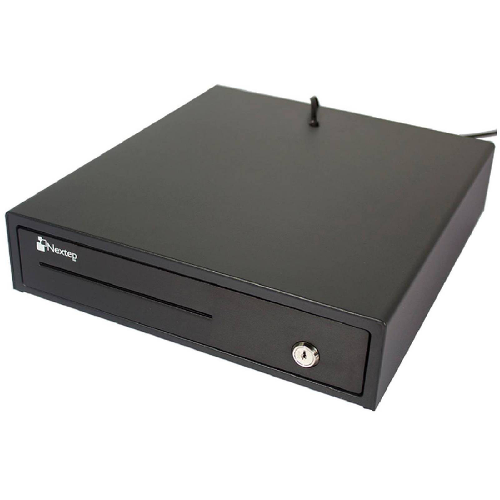 Kit Punto De Venta NEXTEP Cajon Mini Printer 80MM Lector 5 Rollos 