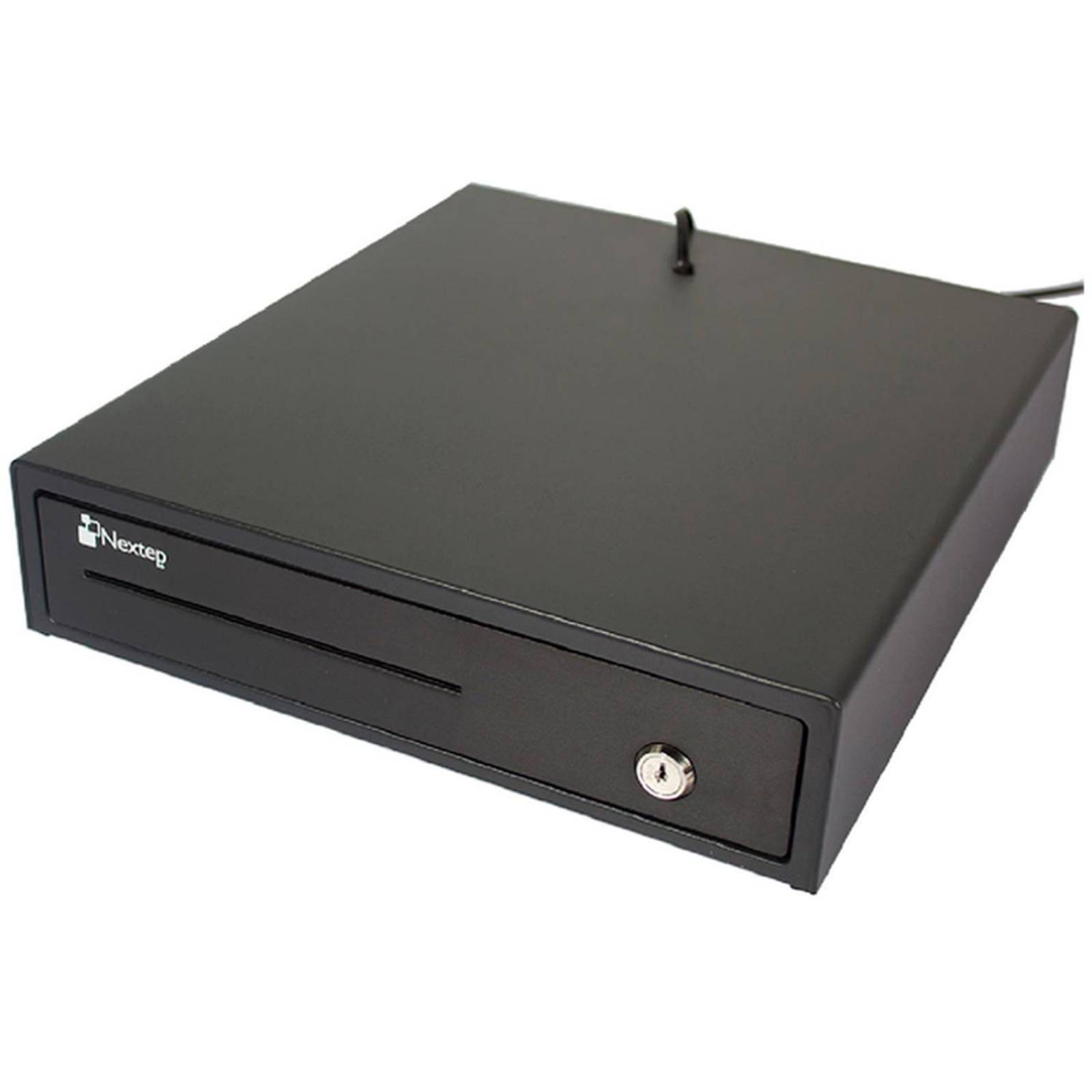 Kit Punto De Venta NEXTEP Cajon Mini Printer 58MM Lector 10 Rollos 
