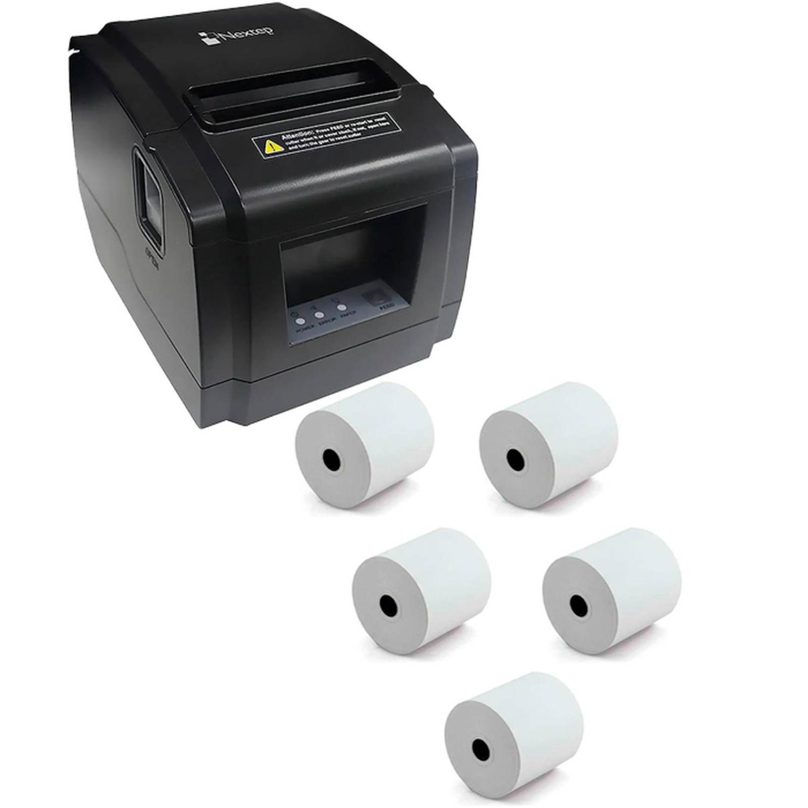 Kit Punto De Venta NEXTEP Mini Printer 80MM 5 Rollos 