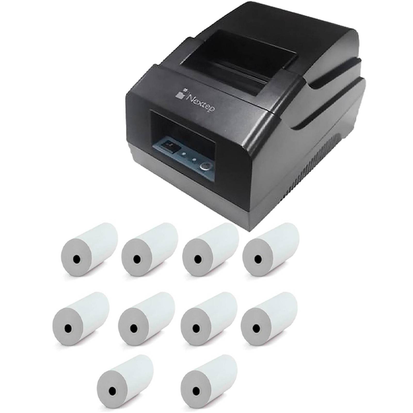 Kit Punto De Venta NEXTEP Mini Printer 58MM 10 Rollos 