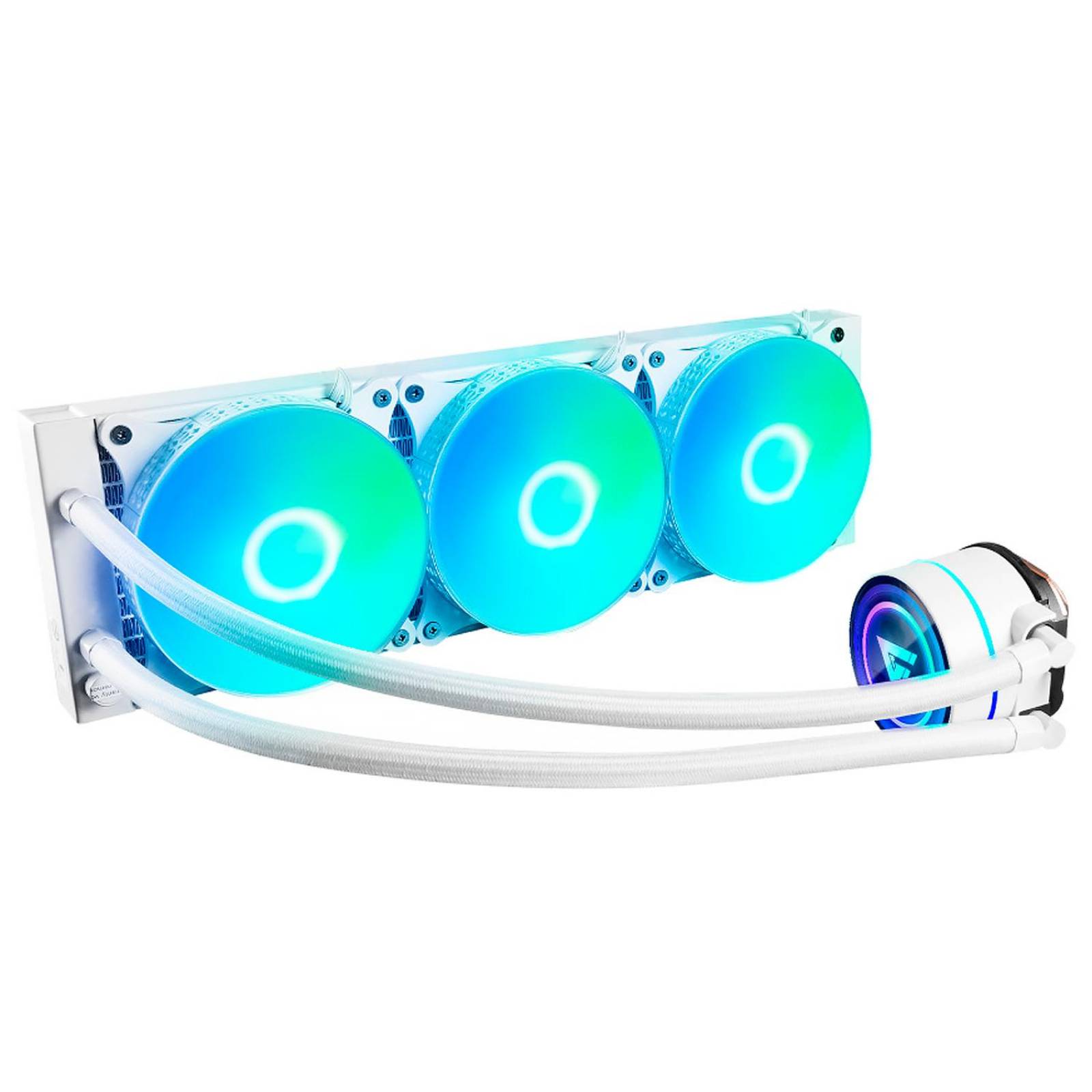 Enfriamiento Liquido GAME FACTOR LQG700 360 RGB 2550RPM AM4 LGA1700 Blanco LQG700-WH 