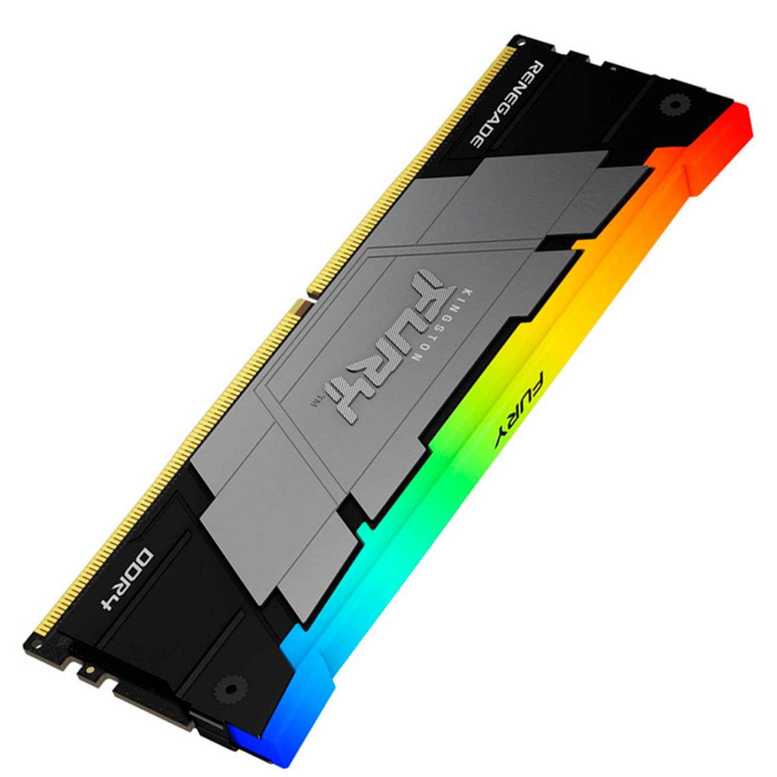 Memoria RAM DDR4 16GB 3200MHz KINGSTON FURY RENEGADE RGB 1x16GB Negro KF432C16RB12A/16 