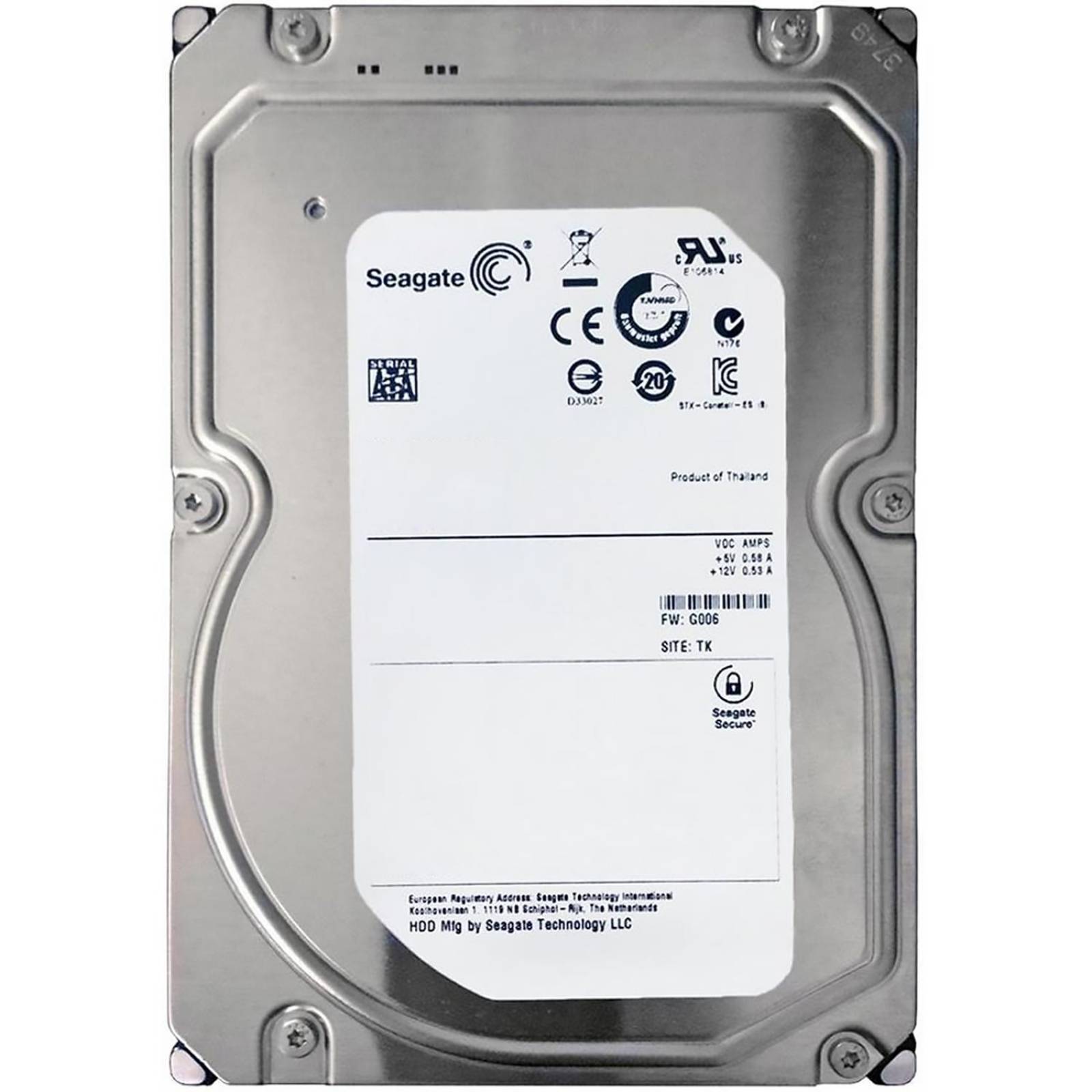 Disco Duro Interno 3TB SEAGATE ST33000651NS/PUL 3.5 SATA III 7200RPM Reacondicionado 