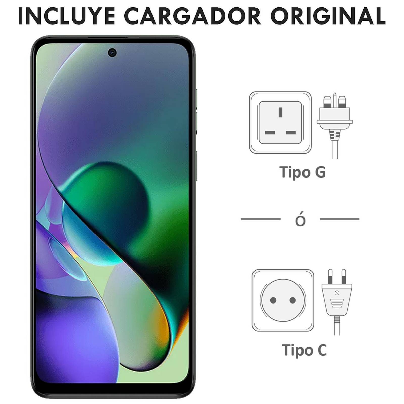 Celular MOTOROLA Moto G54 5G 8GB 256GB 6.5" FHD+ 120 Hz 50 MP Verde + Audifonos Internacional 