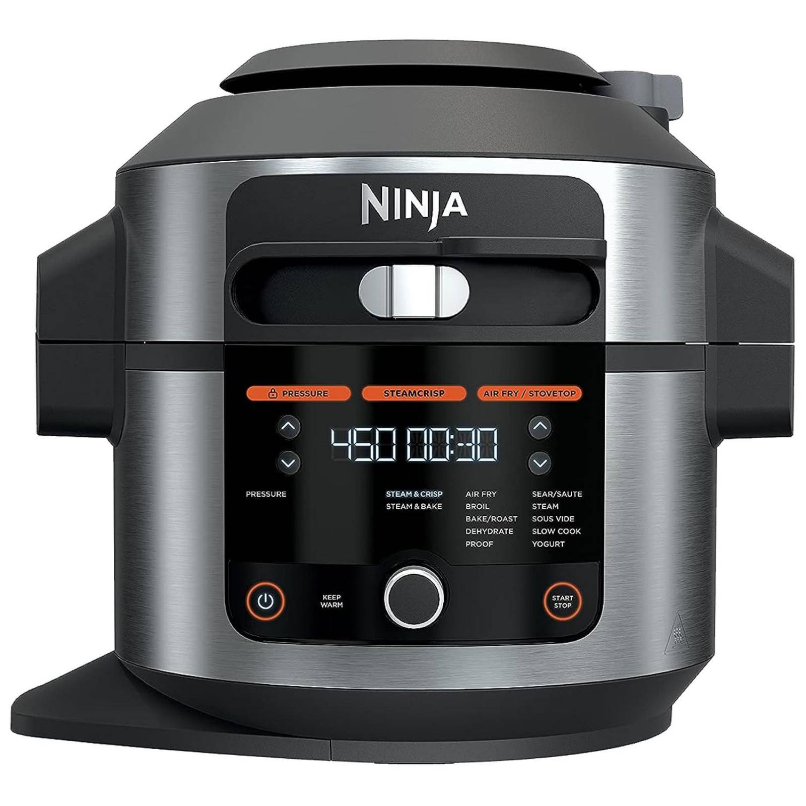  Ninja SF301 Speedi - Olla rápida y freidora de aire, capacidad  de 6 cuartos de galón, funciones 12 en 1 para cocinar al vapor, hornear,  asar, sofreír, cocinar lentamente, cocinar al