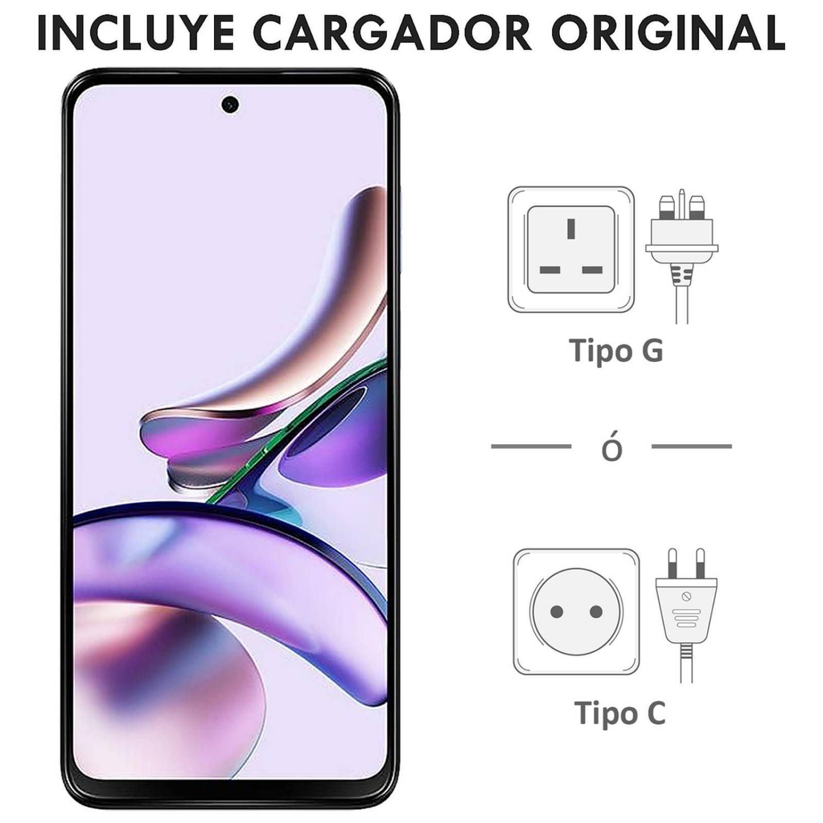 Celular MOTOROLA Moto G13 4G 4GB 128GB 6.5" HD+ 50 MP Azul + Audifonos 