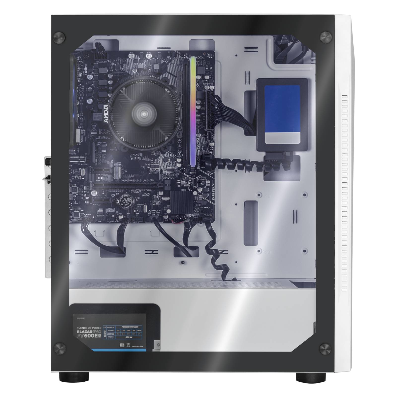 Xtreme PC Gaming AMD Radeon Vega Renoir Ryzen 7 5700G 16GB SSD 240GB 2TB WIFI White 