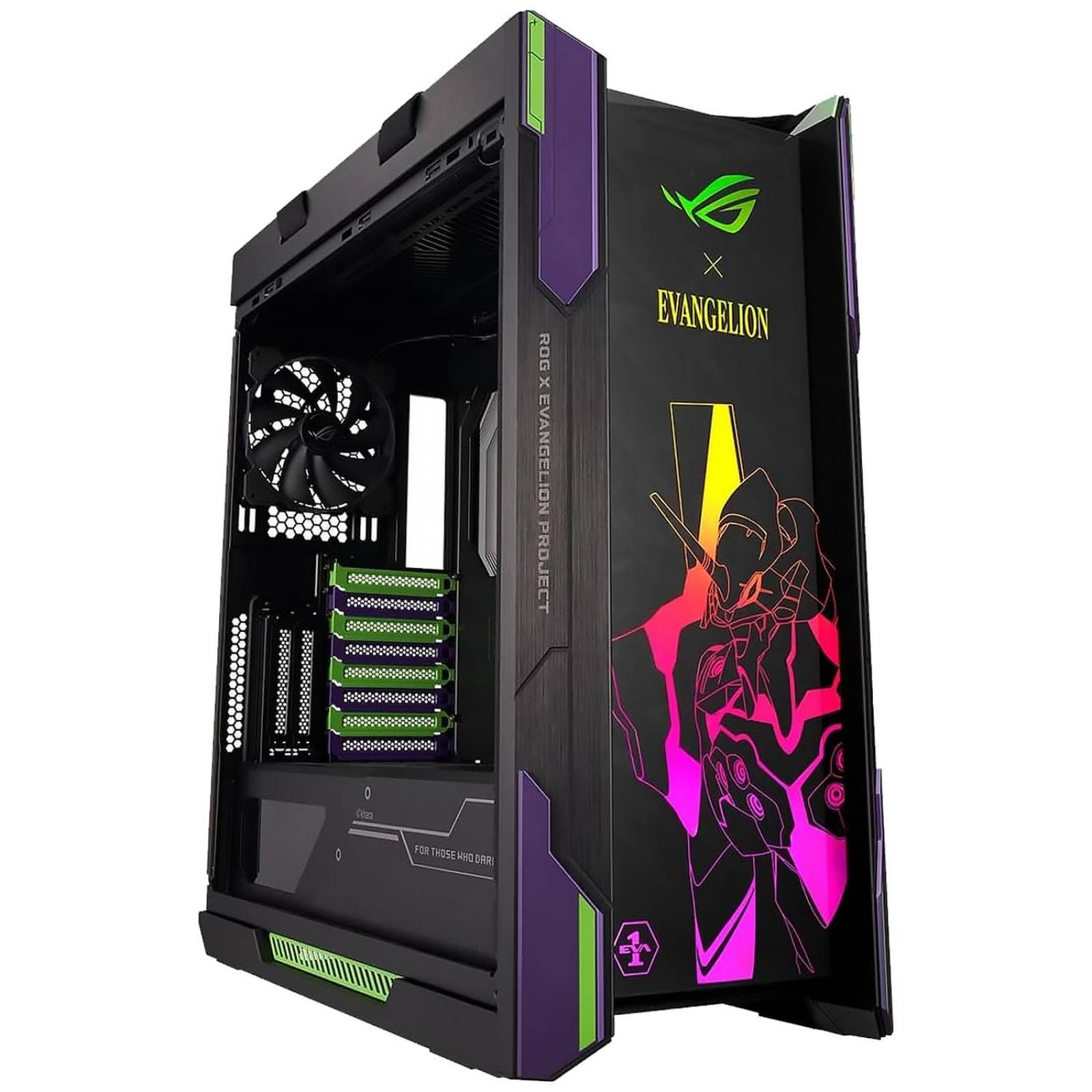 Gabinete Gamer ASUS ROG Strix Helios EVA Edition E-ATX Media Torre Cristal Templado USB-C RGB GX601 Reacondicionado