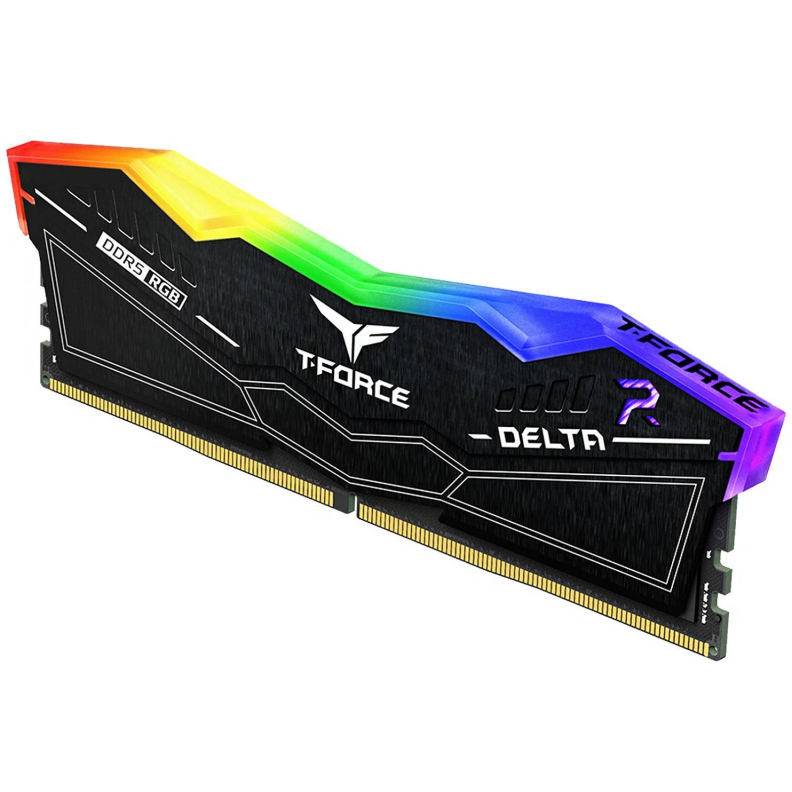 Memoria RAM DDR5 32GB 6000MT/s TEAMGROUP T-FORCE DELTA RGB 1x32GB Negro FF3D532G6000HC38A01