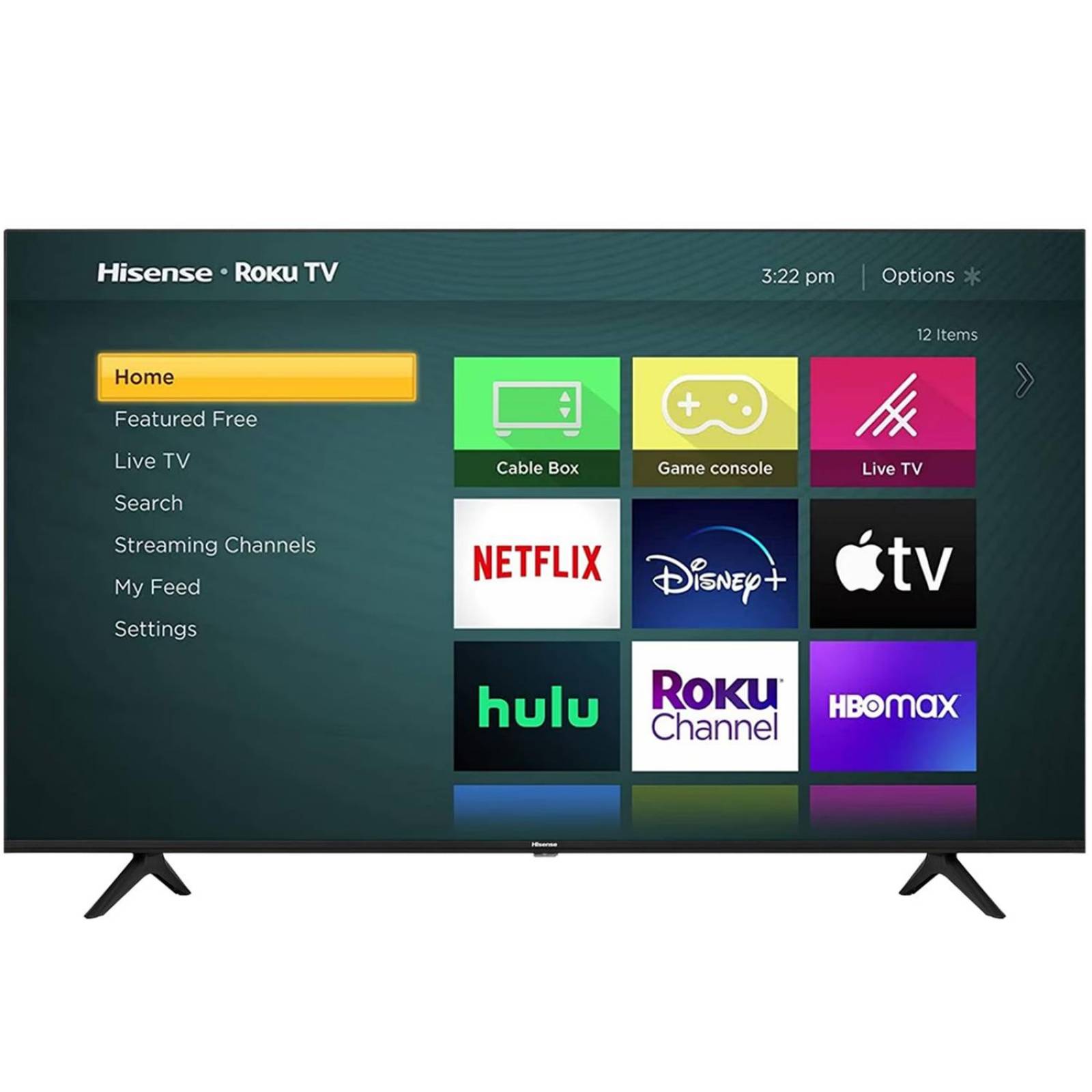 Pantalla Smart TV 75 pulgadas HISENSE Ultra HD 4K HDR10 LED HDMI Roku TV 75R6030G 