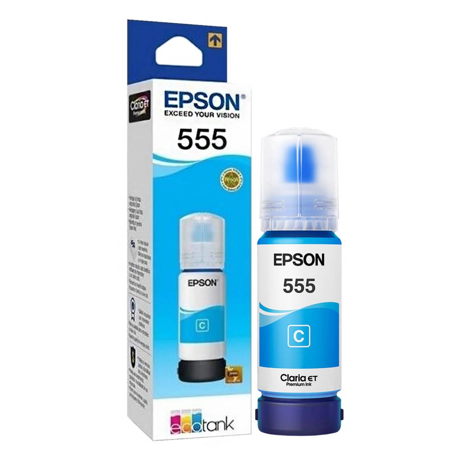 Kit 5 Botellas Tinta EPSON T555 L8180 L8160 70ml 