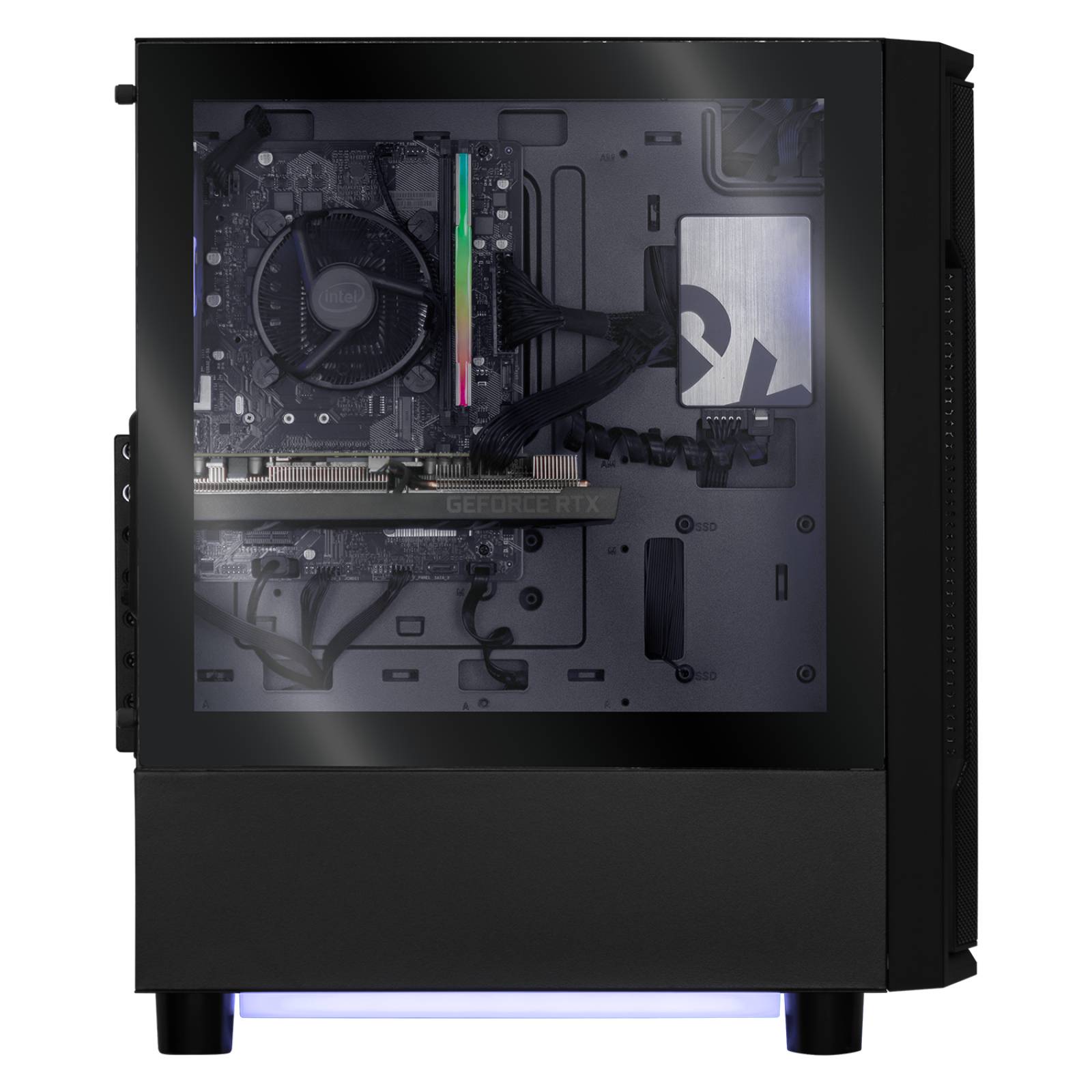 Xtreme PC Gaming Geforce RTX 3060 Intel Core I5 11400F 16GB SSD 500GB 3TB WIFI Black 