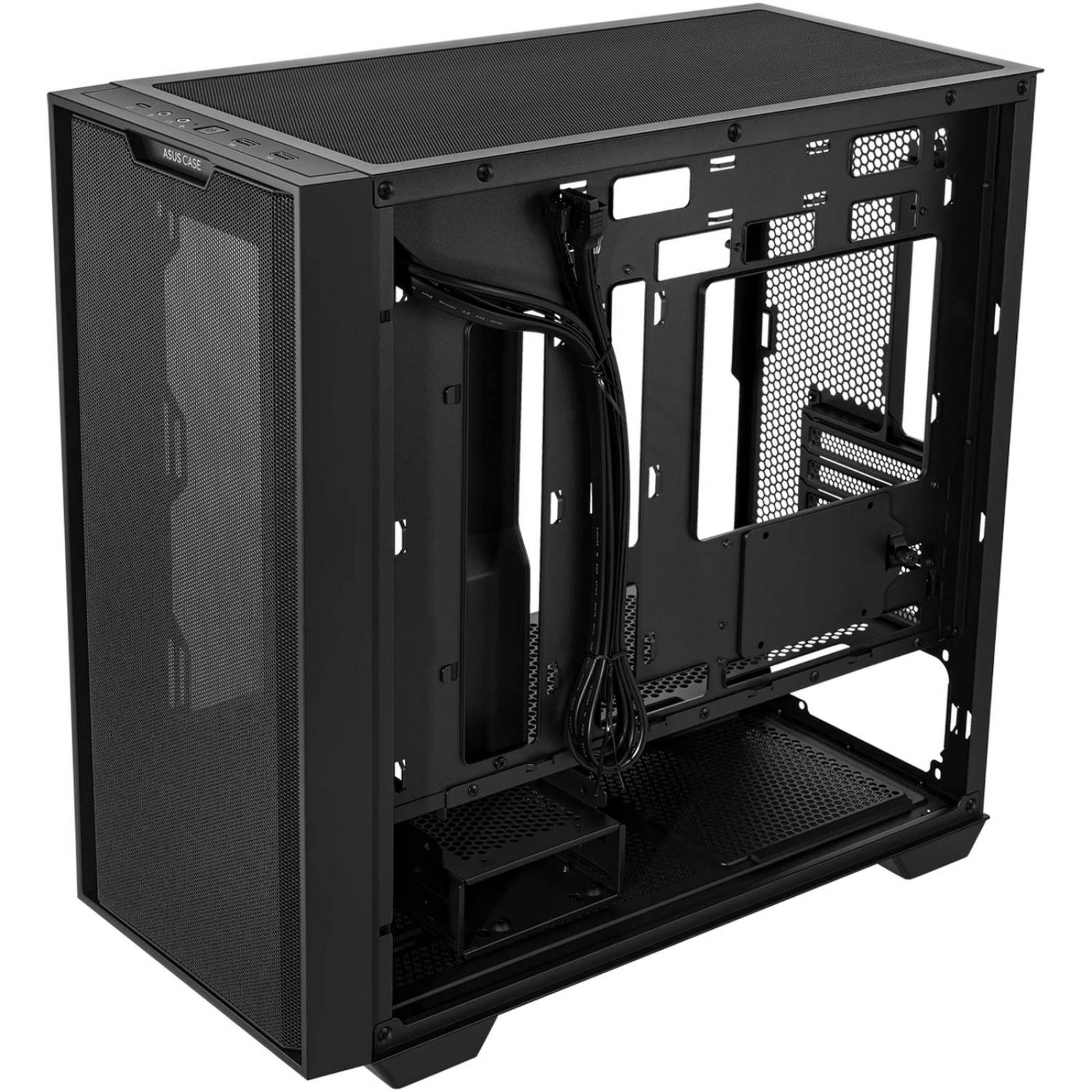 Gabinete ASUS A21 Case Micro ATX Mini Torre Cristal Templado Negro 90DC00H0-B08000 