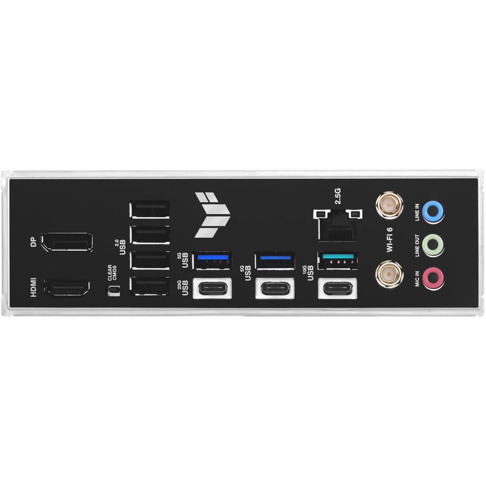 Tarjeta Madre ASUS TUF GAMING B760M-BTF WIFI LGA1700 4x DDR5 3x M.2 PCIe 4.0 USB-C WIFI 6 BT 5.2 Micro ATX 