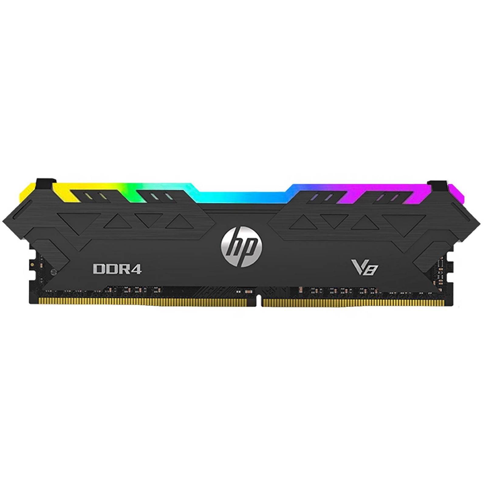 Memoria RAM DDR4 16GB 3600MHz HP V8 RGB 1x16GB Negro 7EH93AA 