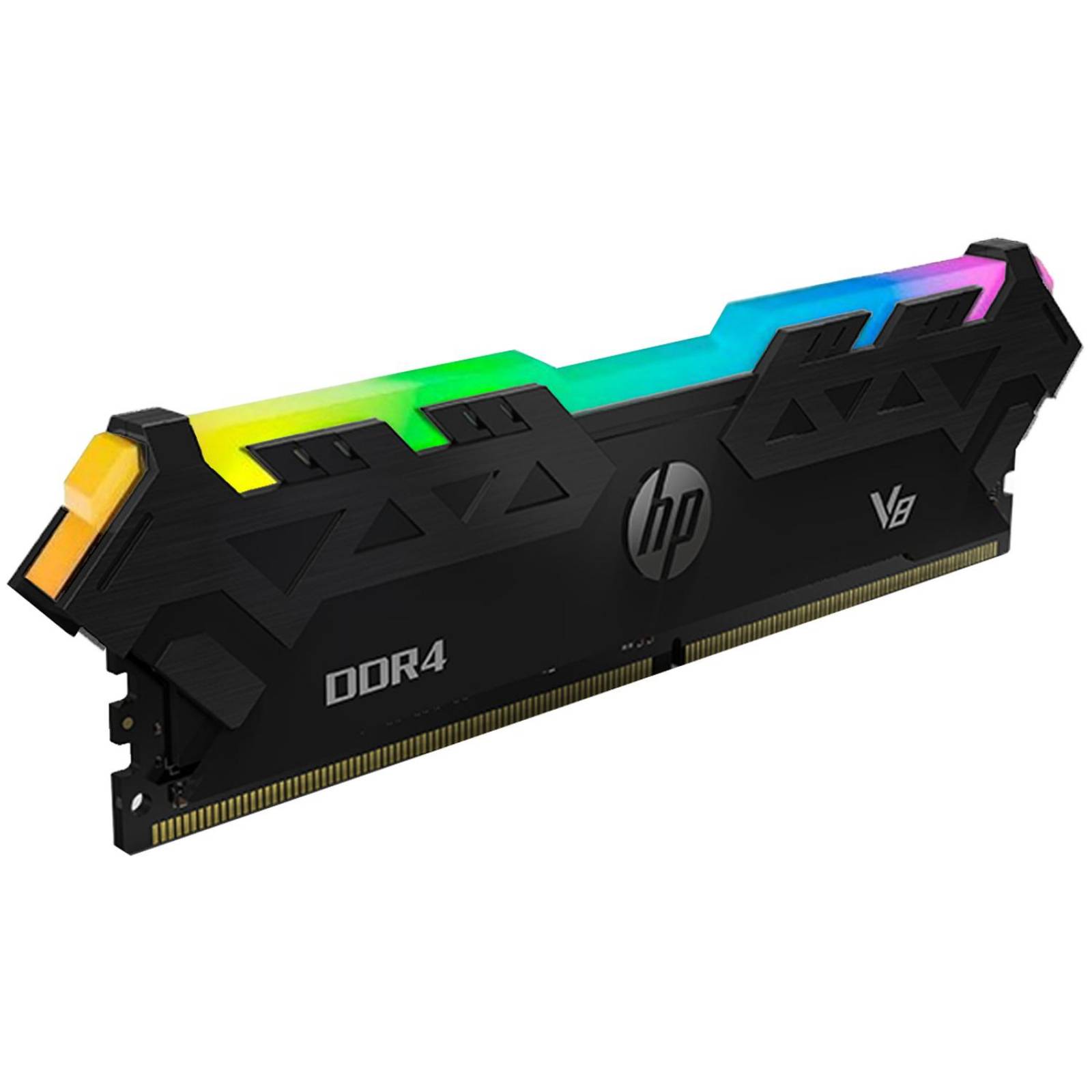 Memoria RAM DDR4 16GB 3600MHz HP V8 RGB 1x16GB Negro 7EH93AA 