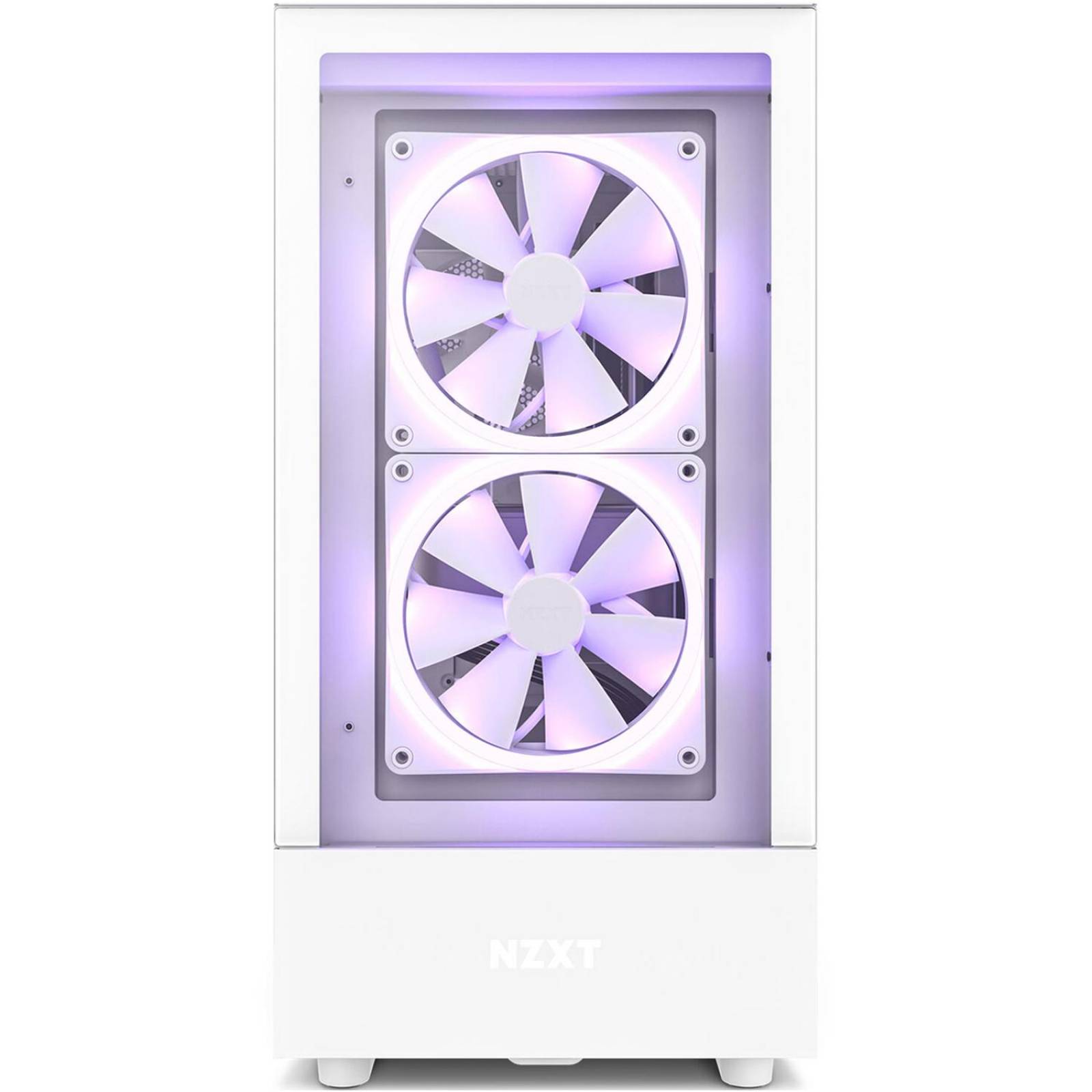 Gabinete Gamer NZXT H5 Elite ATX Media Torre 3 Fan Cristal Templado USB-C RGB Blanco CC-H51EW-01 