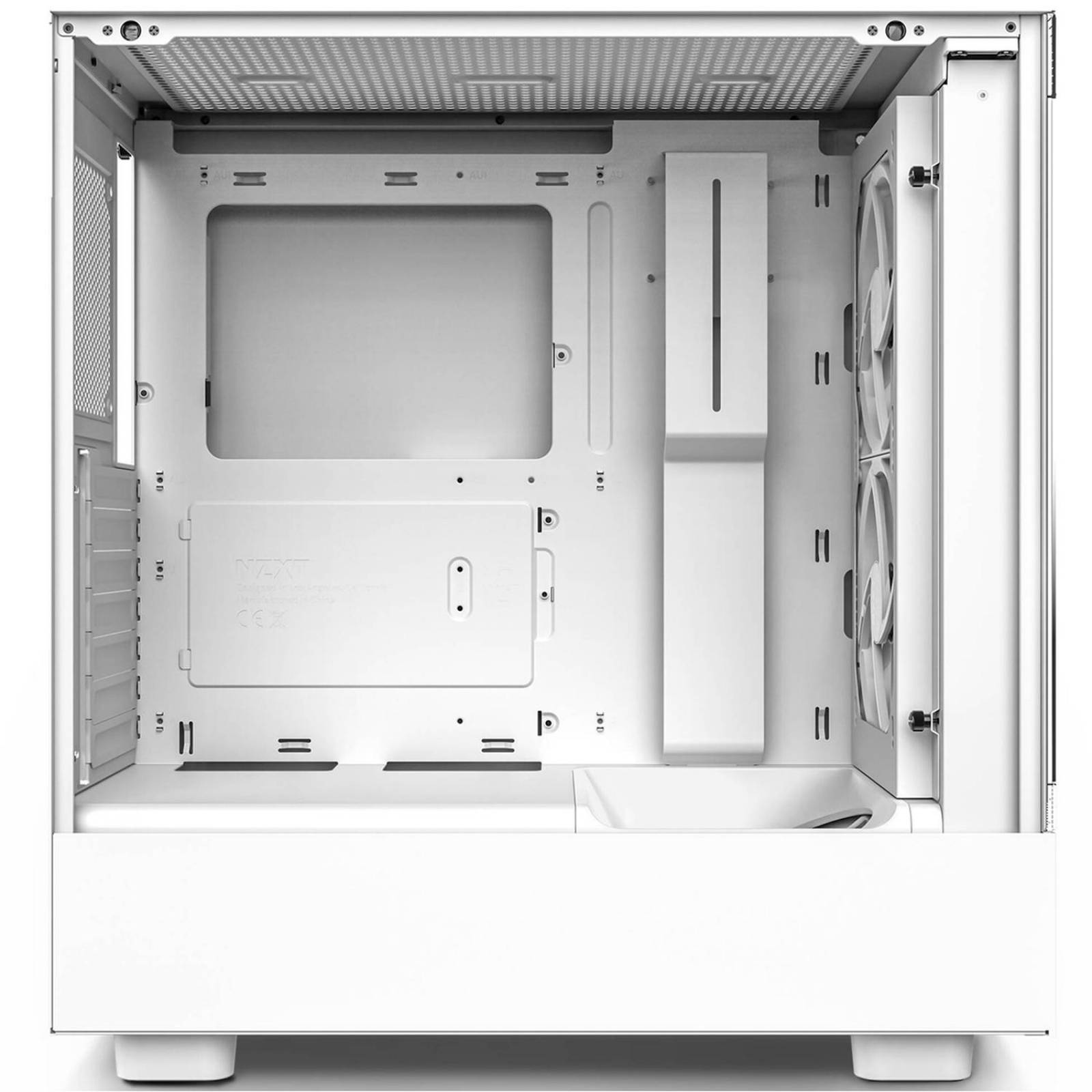 Gabinete Gamer NZXT H5 Elite ATX Media Torre 3 Fan Cristal Templado USB-C RGB Blanco CC-H51EW-01 