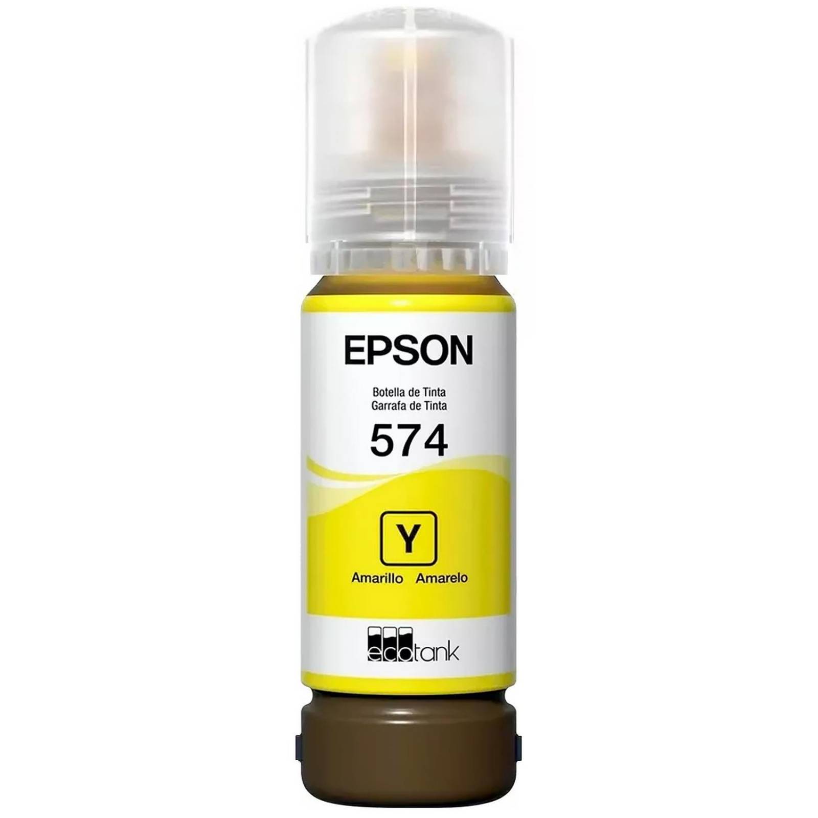Botella Tinta Epson T574 L8050 L18050 Amarillo 70ml T574420-AL 