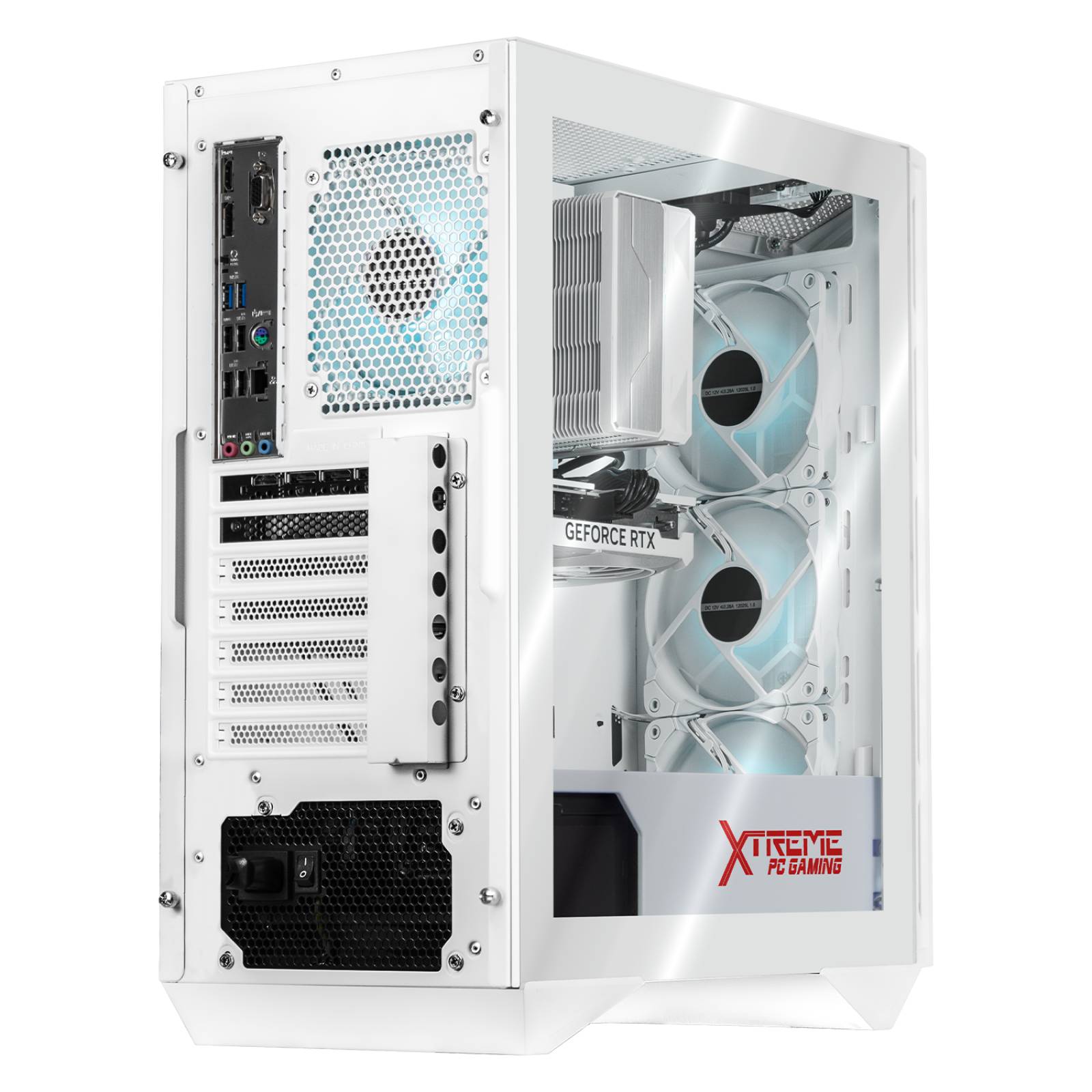Xtreme PC Gaming Geforce RTX 4070 AMD Ryzen 7 7700X 32GB DDR5 SSD 1TB 4TB WIFI Evangelion White 