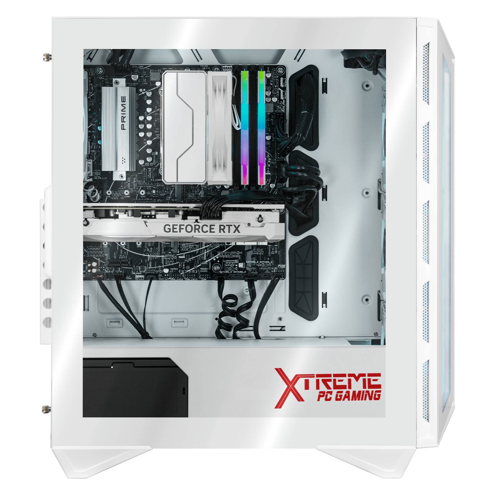 Xtreme PC Gaming Geforce RTX 4070 AMD Ryzen 7 7700X 32GB DDR5 SSD 1TB 4TB WIFI Evangelion White 