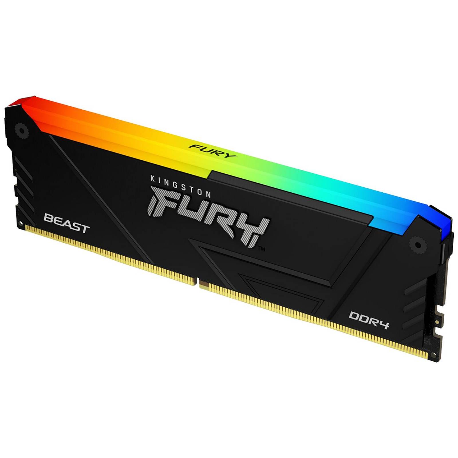 Memoria RAM DDR4 32GB 3200MHz KINGSTON FURY BEAST RGB 1x32GB Negro KF432C16BB2A/32 