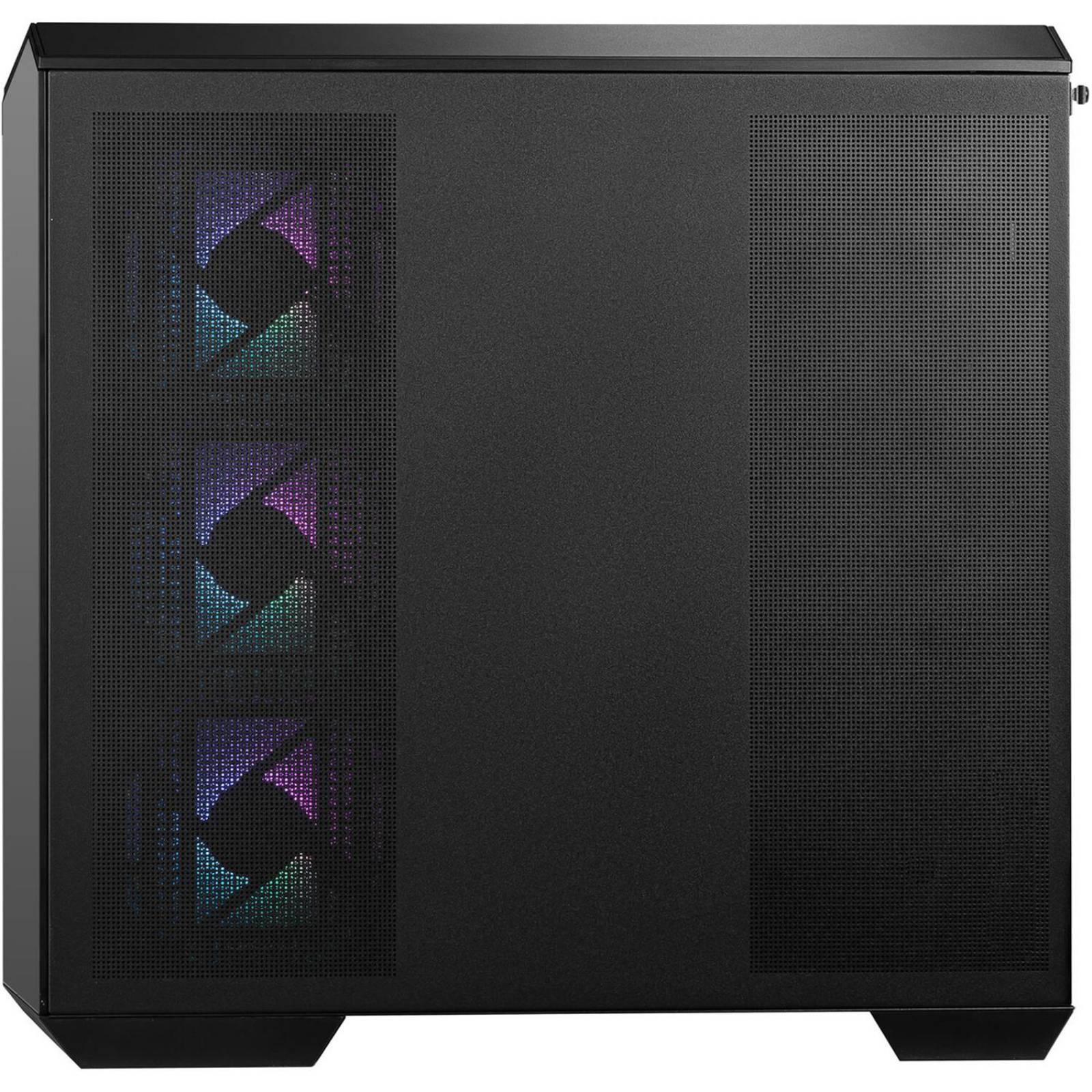 Gabinete Gamer MSI MAG PANO M100R PZ Micro ATX Micro Torre 4 Fan Cristal Templado USB-C ARGB Negro 
