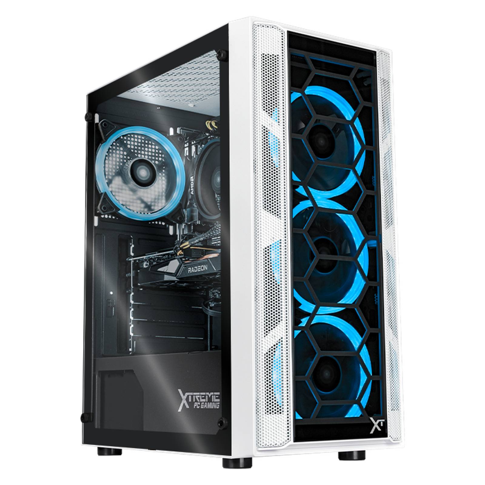 Xtreme PC Gaming AMD Radeon RX 6500 XT Ryzen 5 5600X 16GB SSD 250GB 2TB WIFI White 