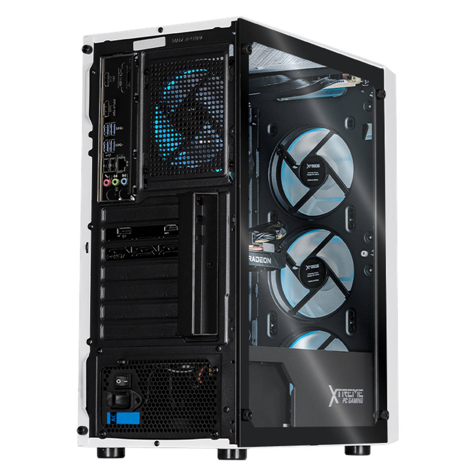 Xtreme PC Gaming AMD Radeon RX 6500 XT Ryzen 5 5600X 16GB SSD 250GB 2TB WIFI White 