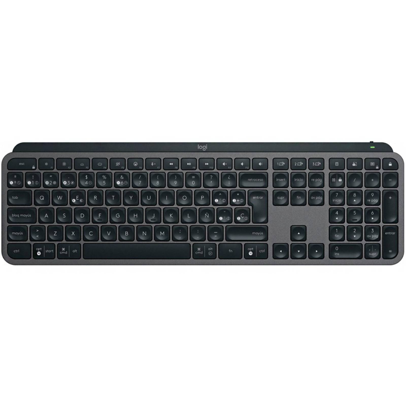 Teclado LOGITECH MX KEYS S Inalambrico Español Negro 920-011561