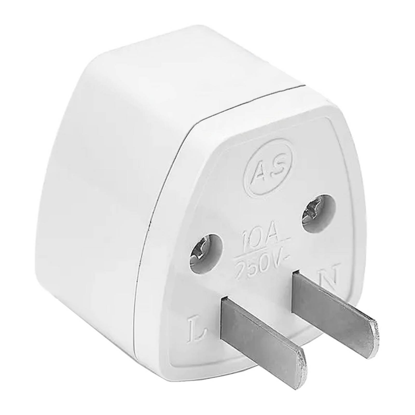 Kit 20 Clavijas Adaptador Europeo a Americano AS 10A 250V 