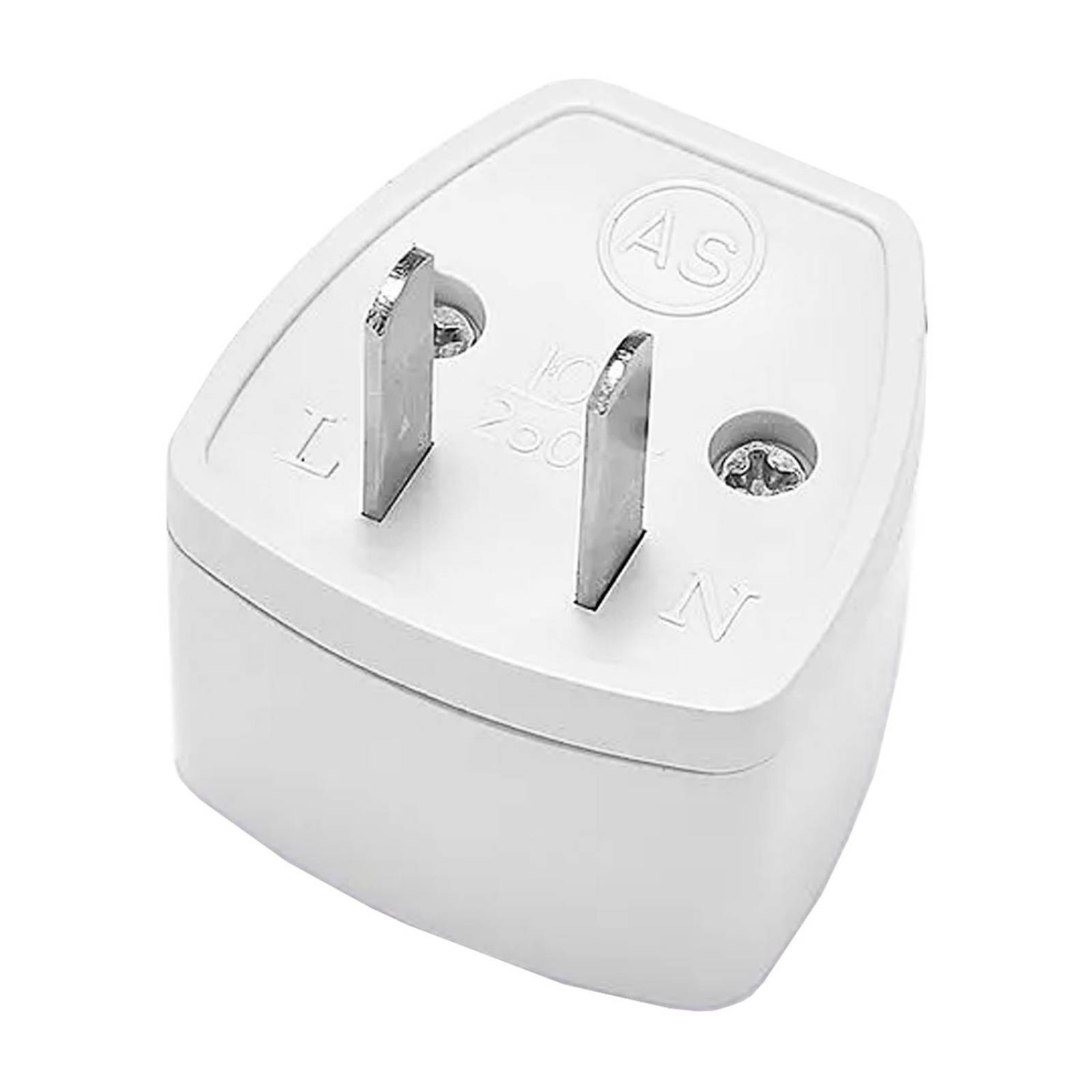 Kit 20 Clavijas Adaptador Europeo a Americano AS 10A 250V 