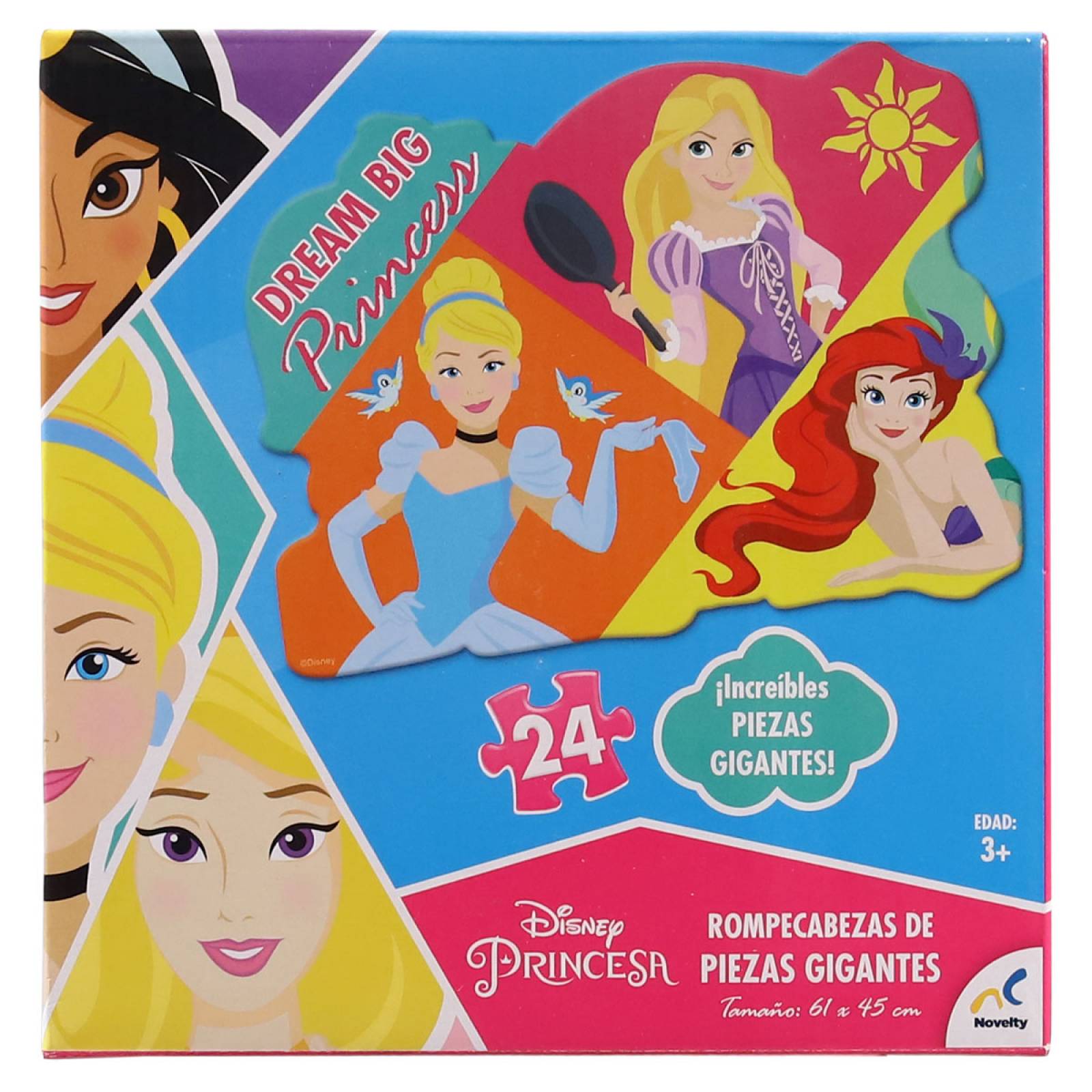 Rompecabezas de las Princesas de Disney con Piezas Gigantes - Novelty