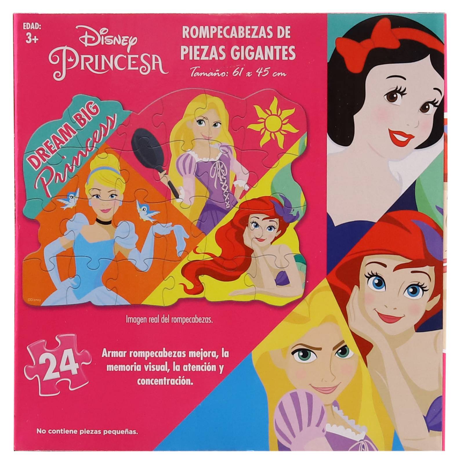 Rompecabezas de las Princesas de Disney con Piezas Gigantes - Novelty