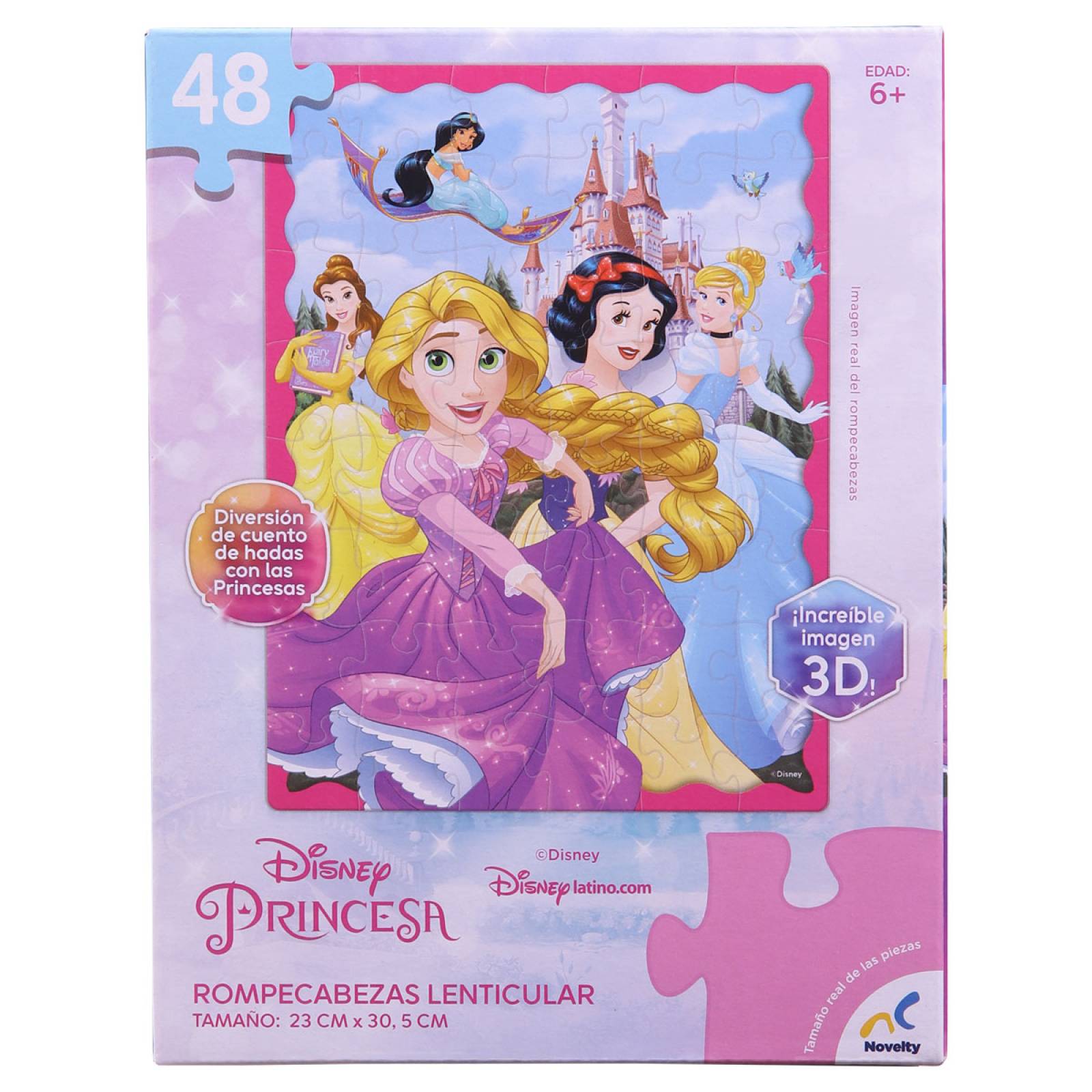 Rompecabezas 3D de las Princesas de Disney - Novelty