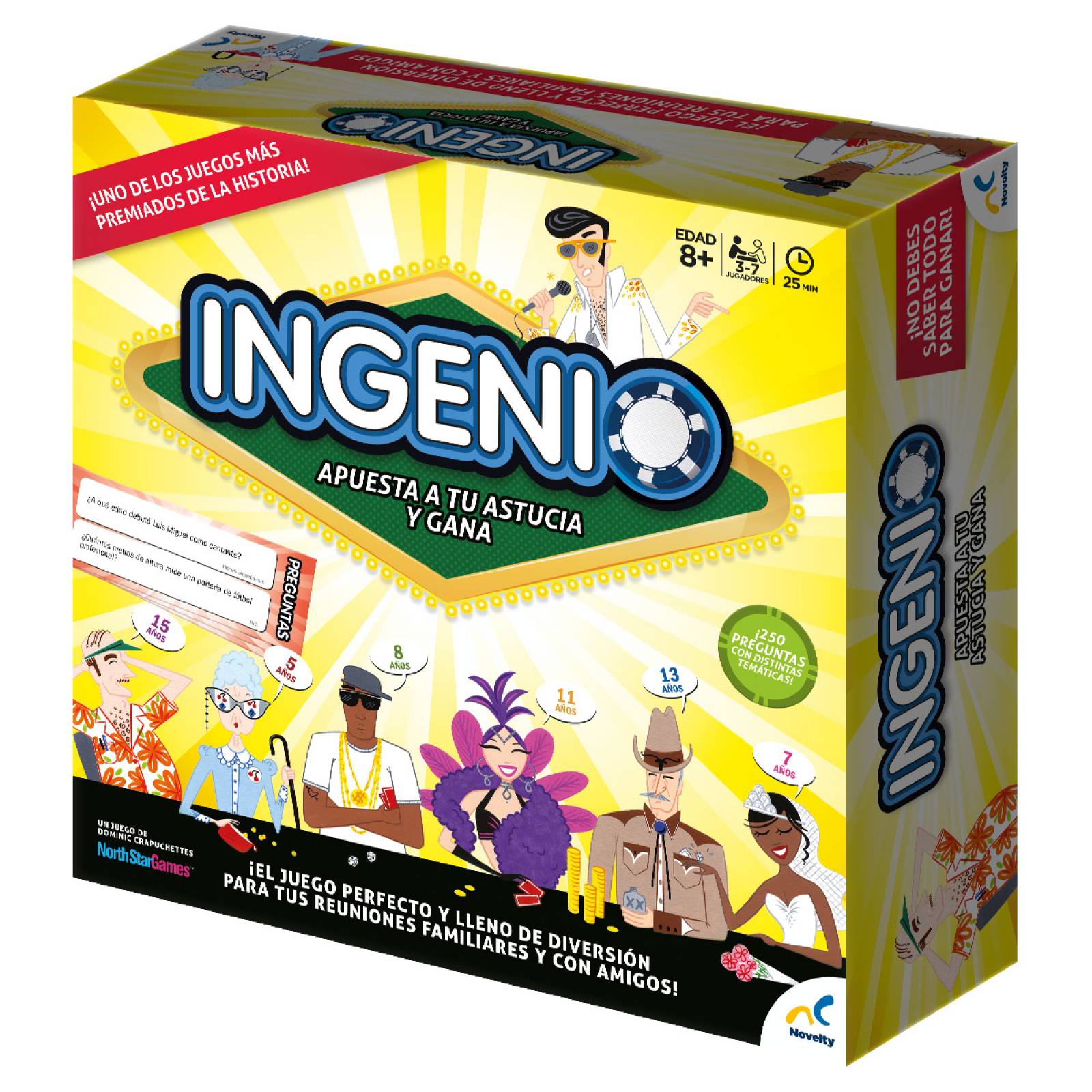 Juego de Mesa Ingenio - Novelty