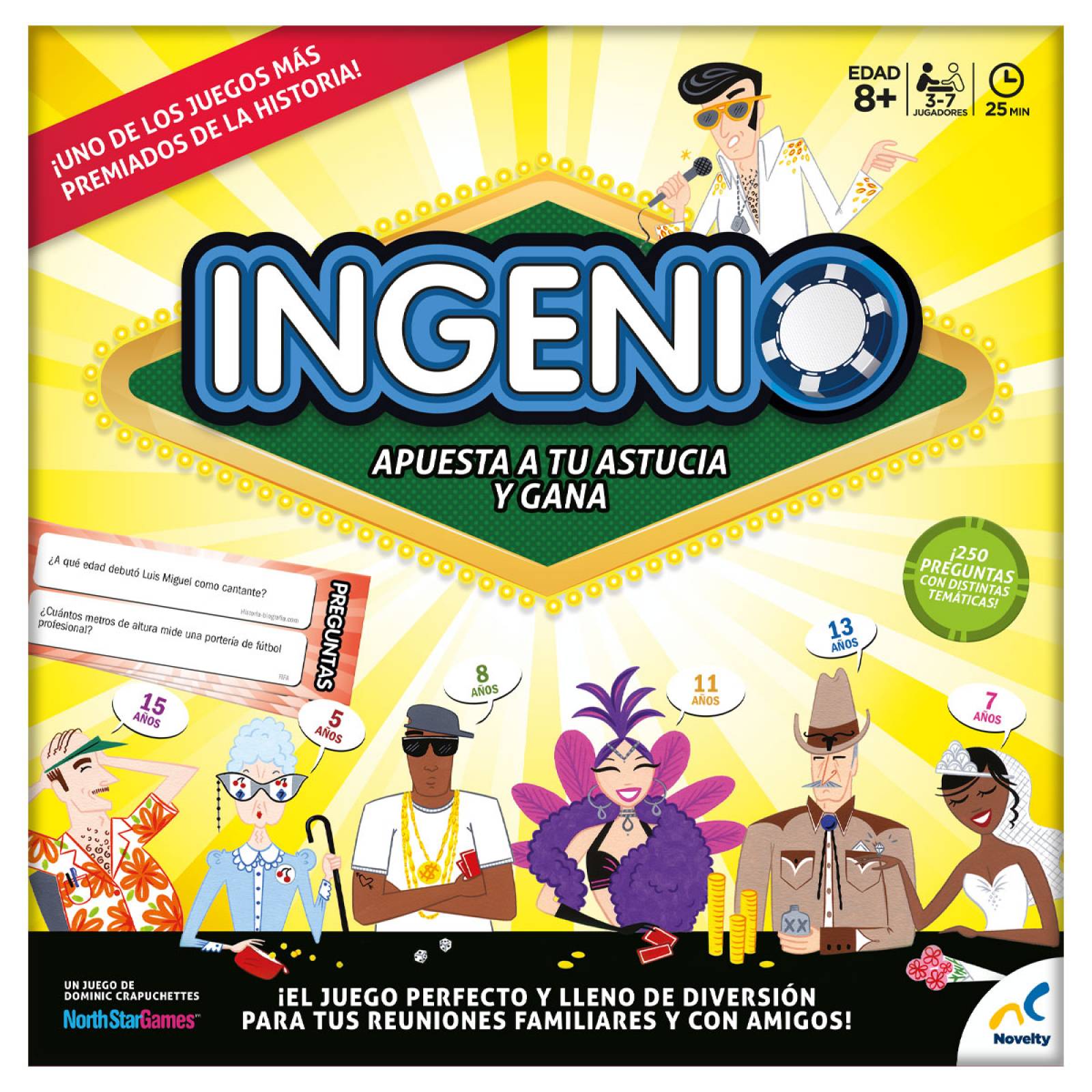 Juego de Mesa Ingenio - Novelty