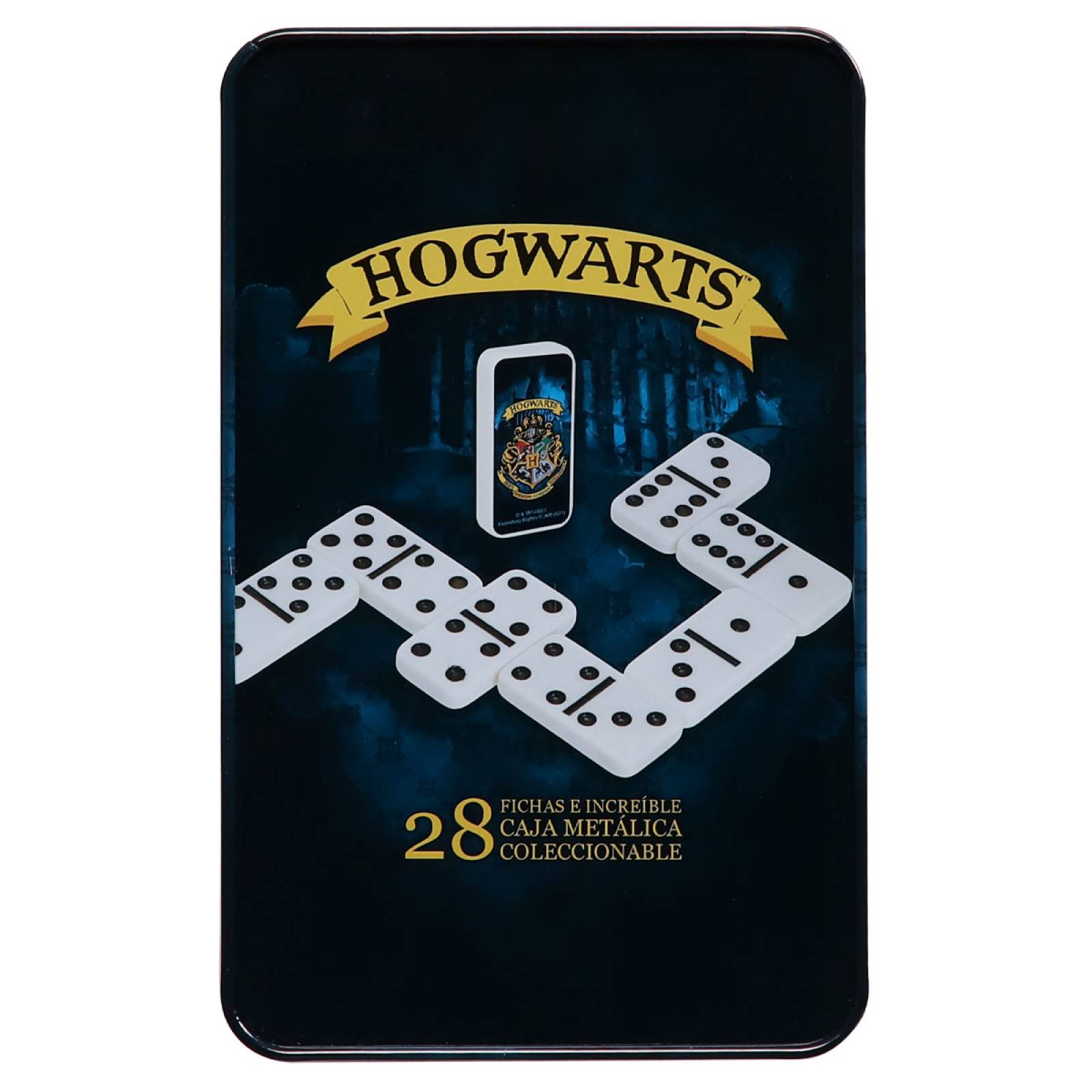 Dominó de Puntos en Caja Metálica de Harry Potter - Novelty