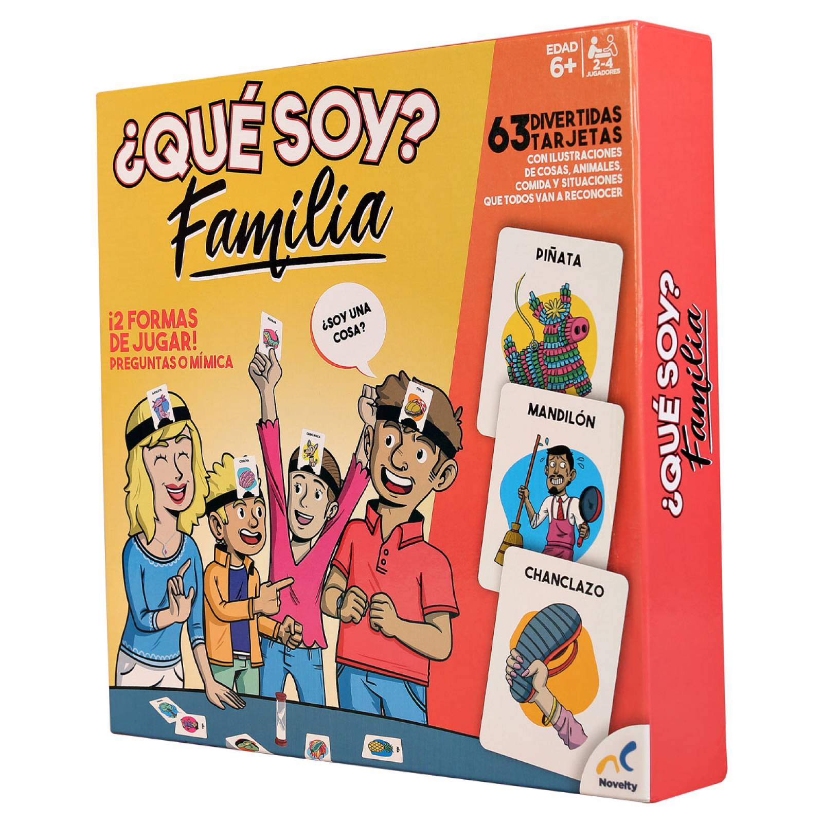 Juego de Mesa ¿Qué soy Familia? - Novelty