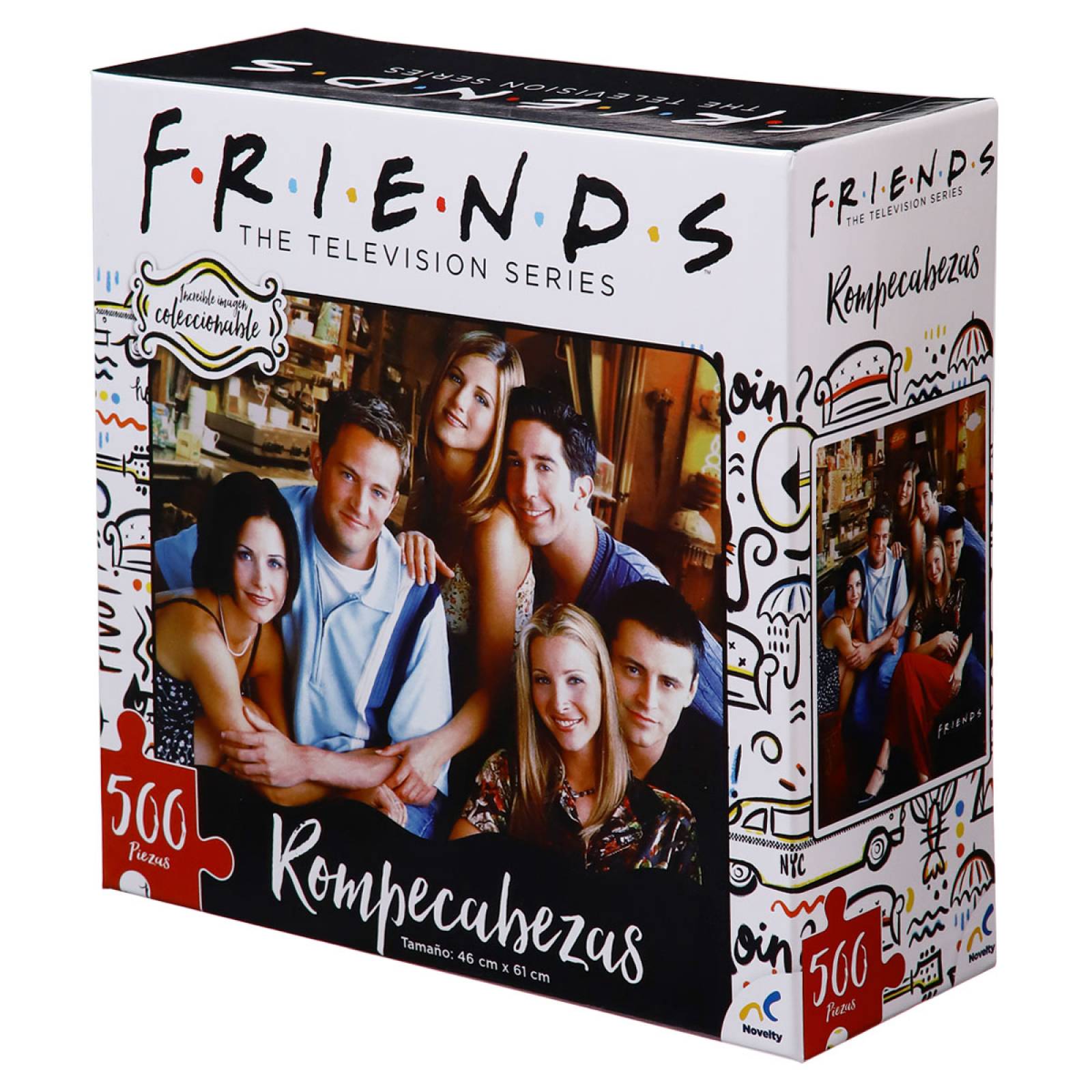 Rompecabezas de Colección Friends 500 Piezas Novelty