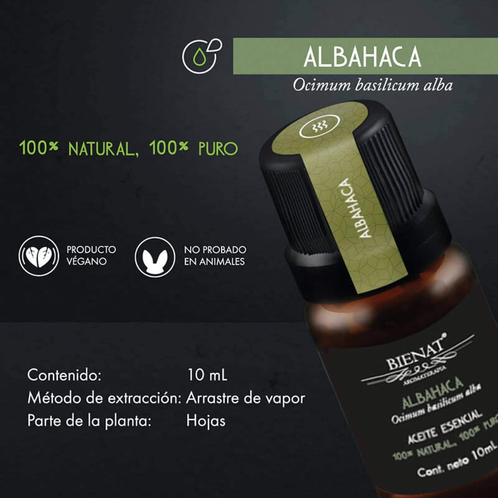 Aceite Esencial de Albahaca 10mL