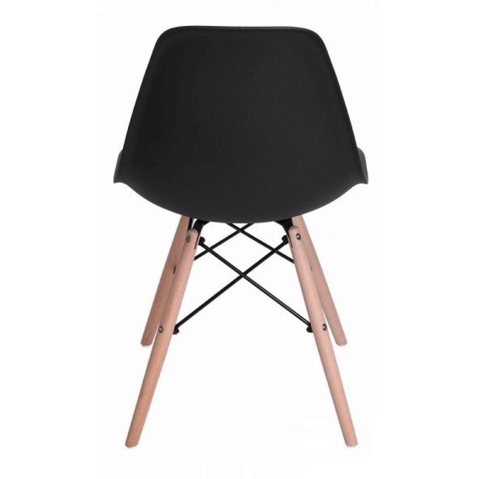 Sillas Eames 4 Pzs Oficina Comedor Negro