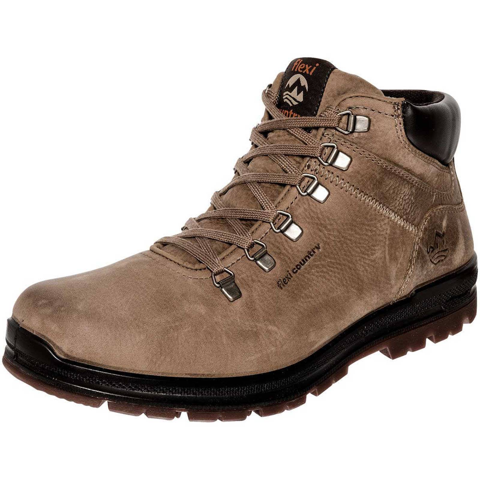 Botas hiking Exterior Piel natural Camel de Flexi