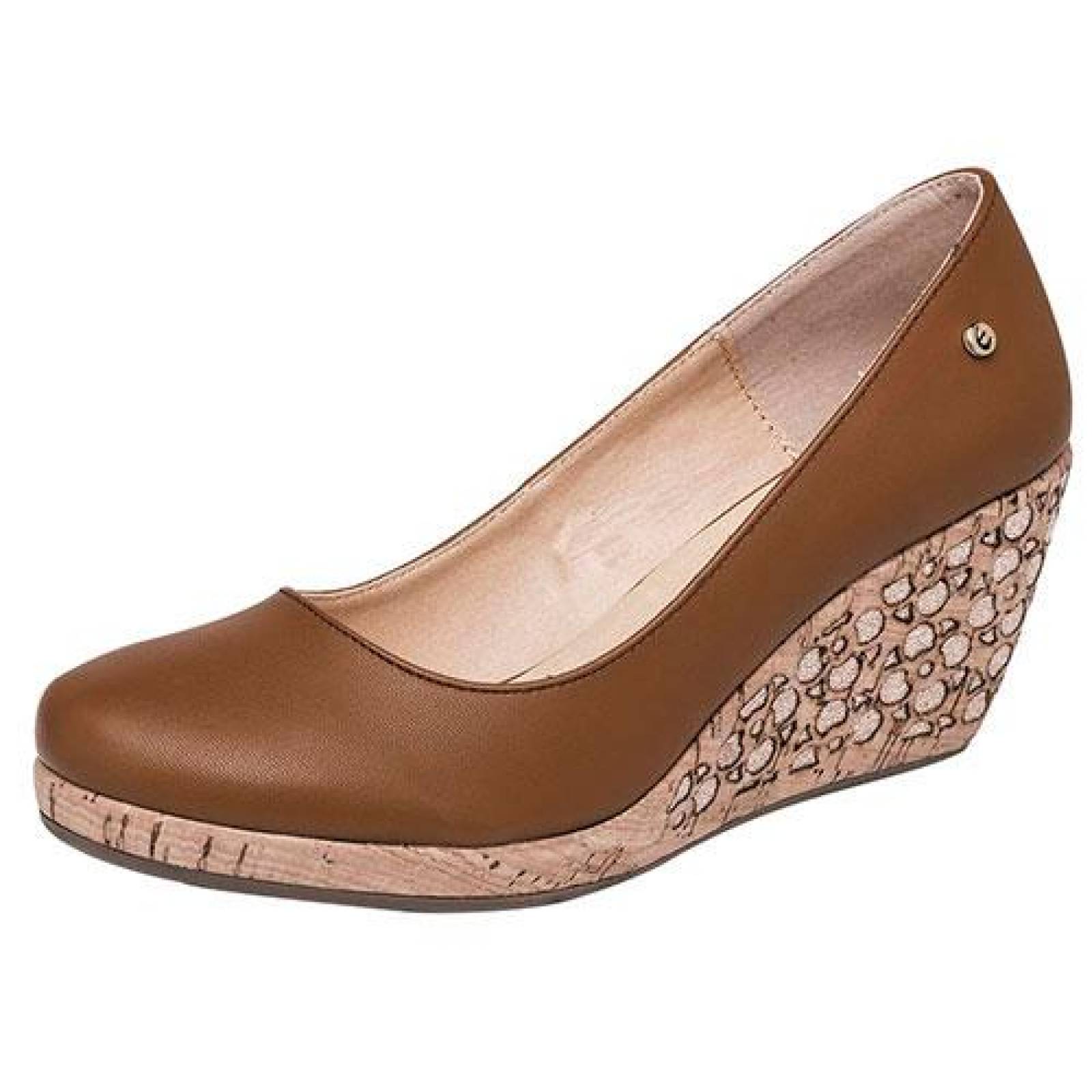 Tacón puente Exterior Sintético Camel de RBCOLLECTION