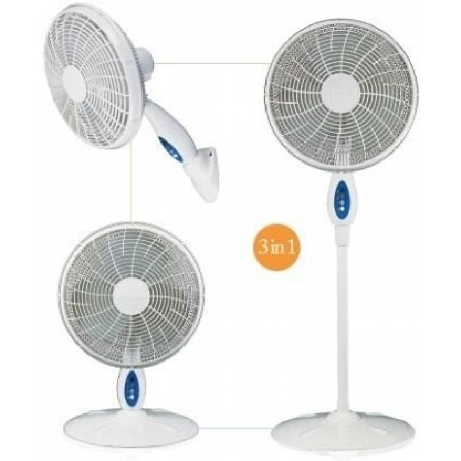 Ventilador De 16  De Pedestal 3 En 1 Marca Fan Star  3123