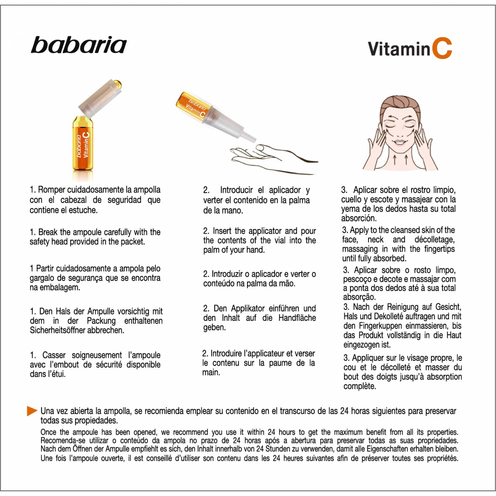 Tratamiento  Facial de Vitamina C Antioxidante + Luminosidad