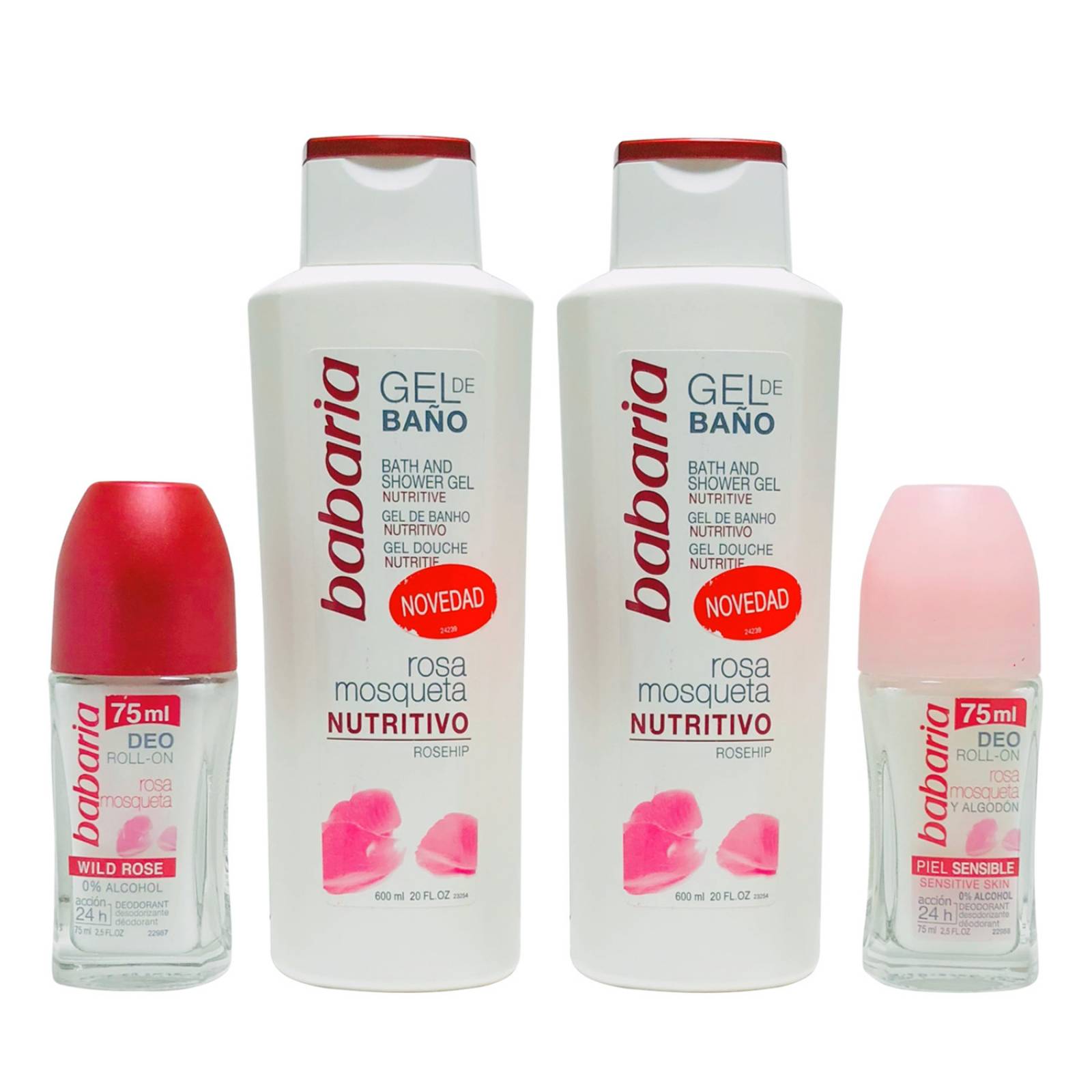 Set Higiene Rosa Mosqueta Geles y Desodorantes